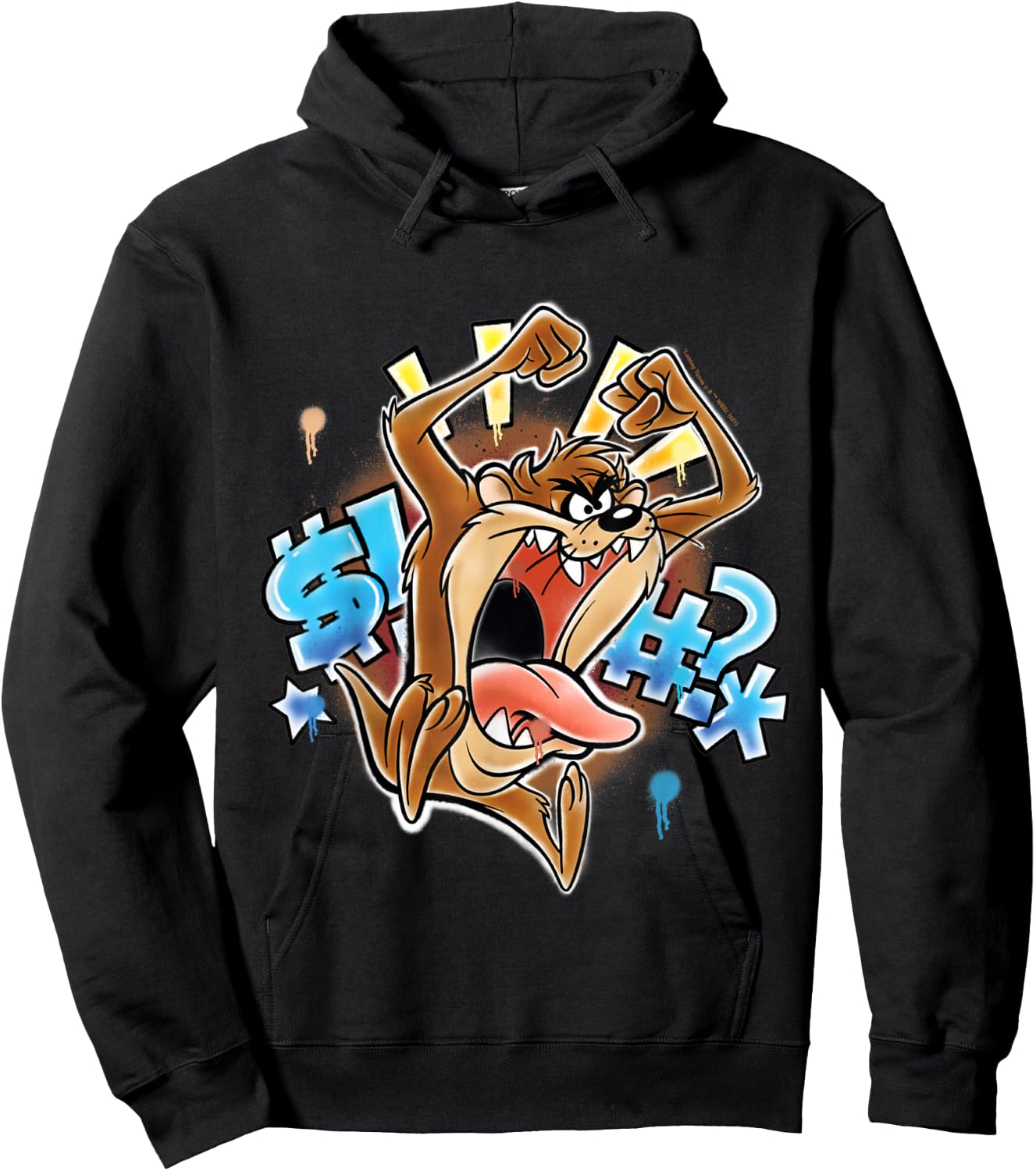 Looney Tunes Taz Hoodie - Hoodie | Black