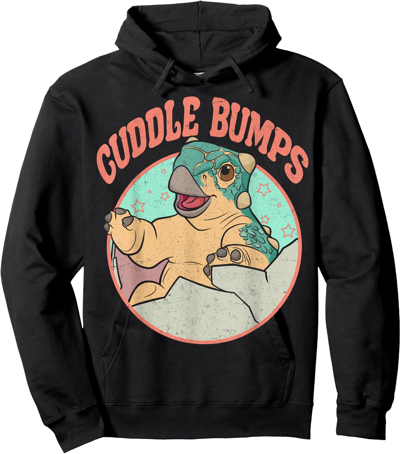 Jurassic World: Camp Cretaceous Bumpy Cuddle Bumps Portrait Small Hoodie - Hoodie | Black