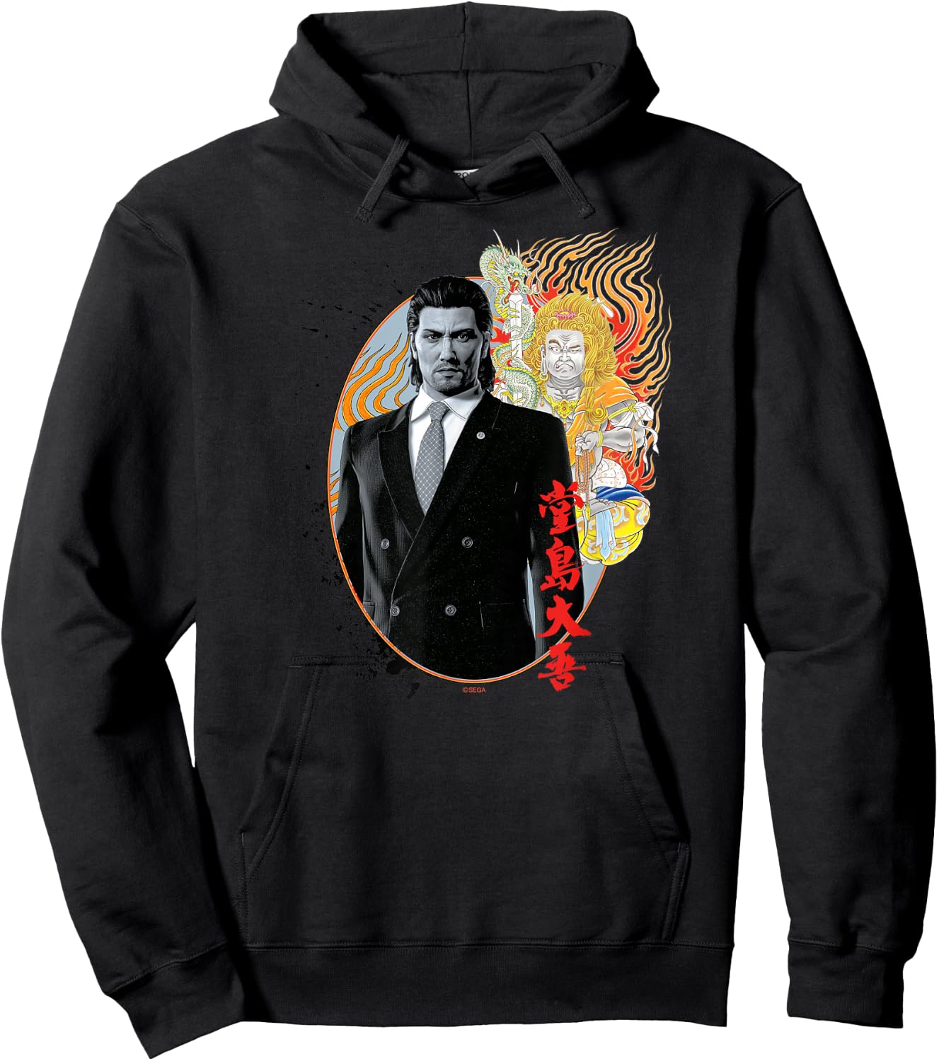 SEGA Like a Dragon & Yakuza Daigo Dojima Hoodie - Hoodie | Black