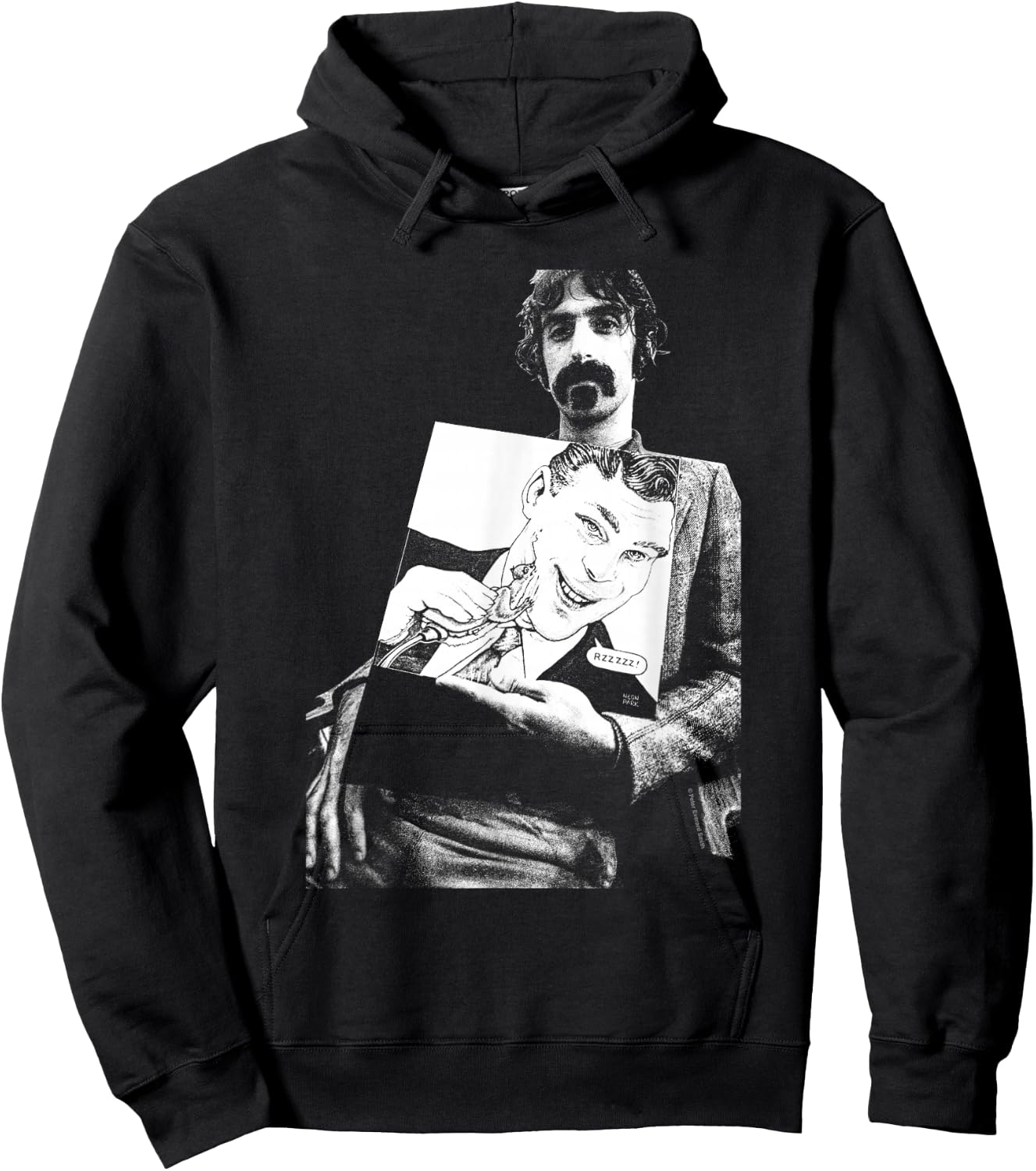Frank Zappa Weasels Ripped My Flesh Record by Everard Smith Hoodie - Hoodie | Black