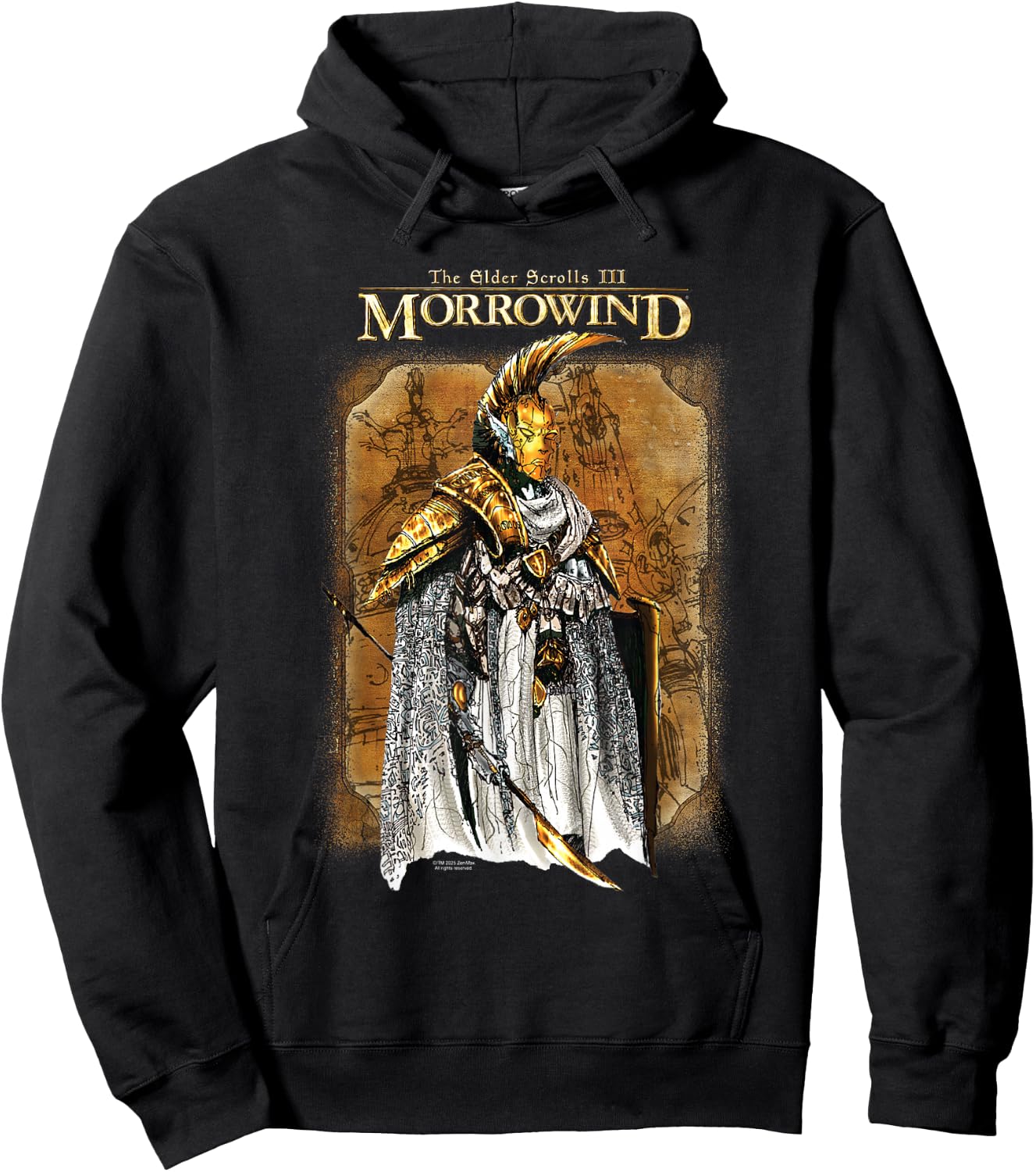 Morrowind Concept Illustration Video Game Hoodie - Hoodie | Black