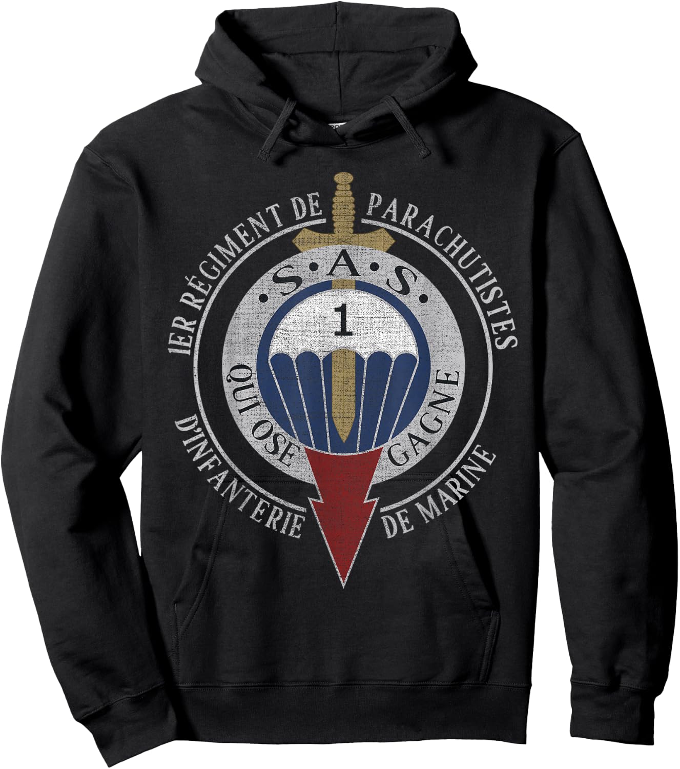 Special Force Military Paratrooper RDIMa 1st Infantry Hoodie - Hoodie | Black