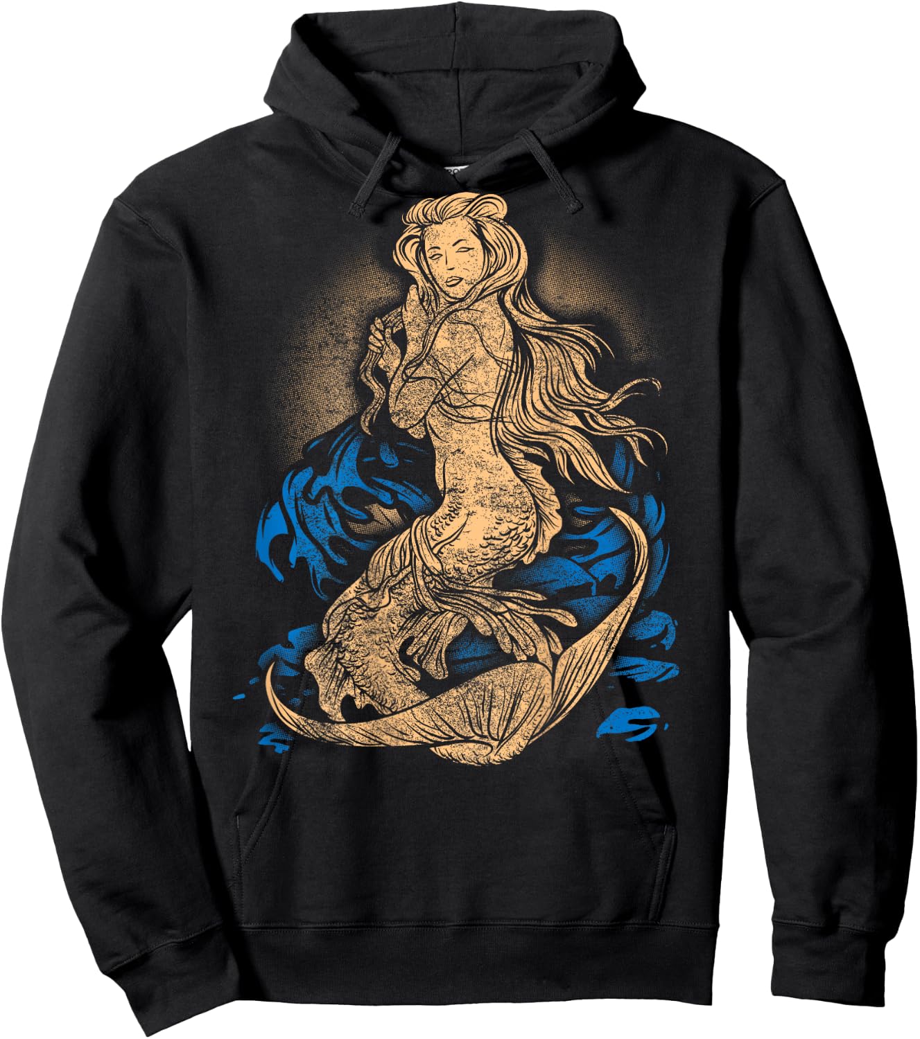 Mermaid Shirt Vintage Tattoo Ink Veteran Pin Up Girl Sexy Hoodie - Hoodie | Black