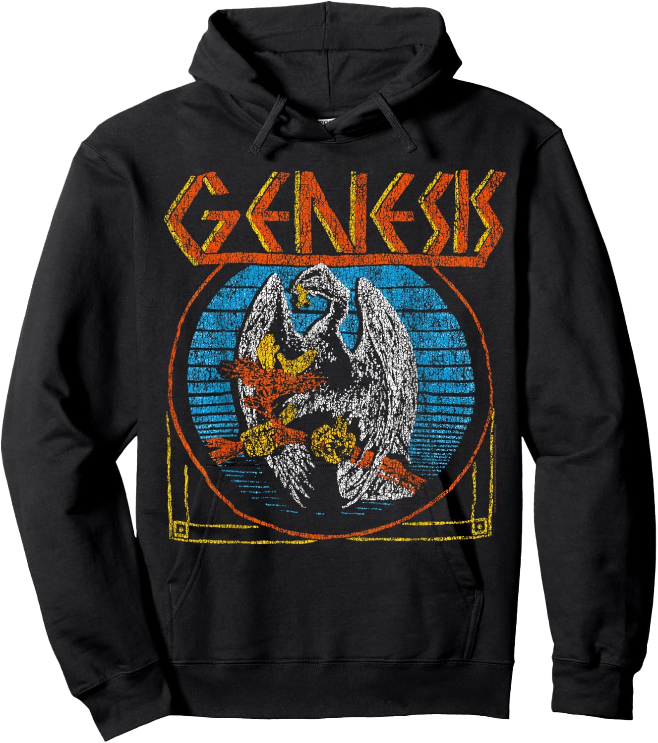 Genesis Aged Bird Hoodie - Hoodie | Black