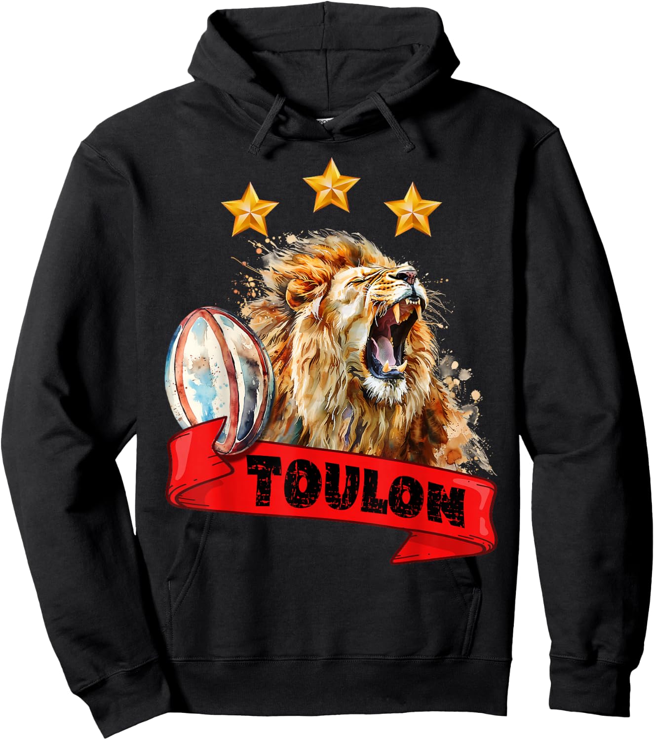 Rugby Toulon Triple Champion Lion Supporter Var Man Child , Black, S Hoodie - Hoodie | Black
