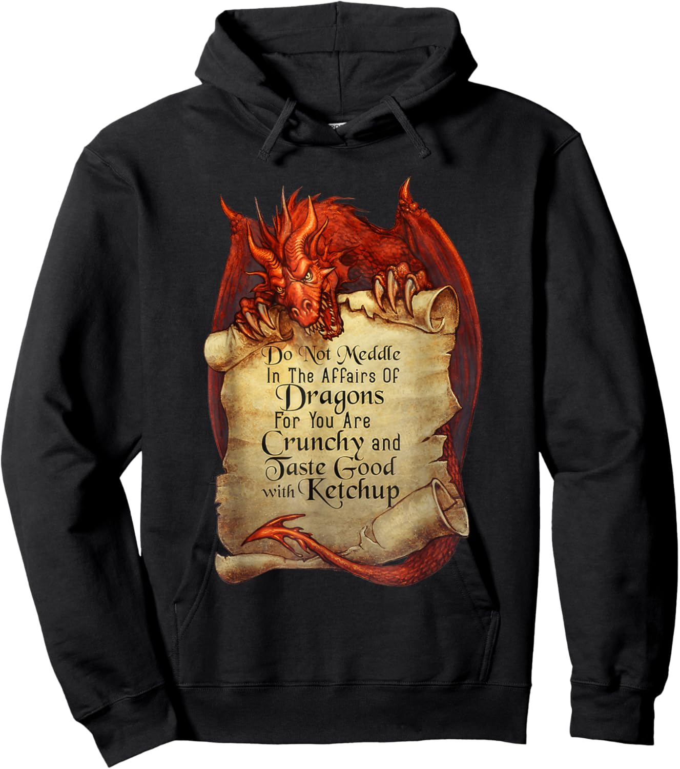 Do Not Meddle In The Affairs Of Dragons For You Are Crunchy Hoodie - Hoodie | Black