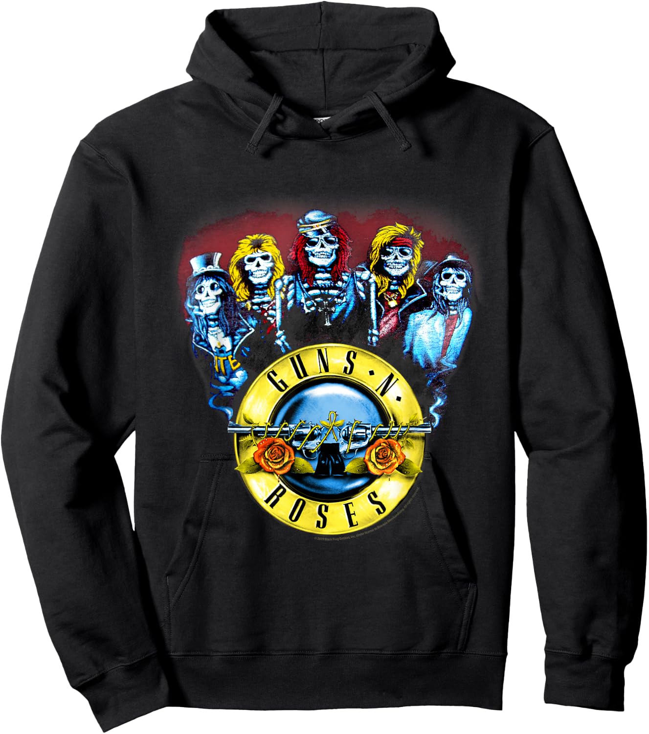Guns N' Roses Offizielle Skelette & Kugeln Hoodie - Hoodie | Black