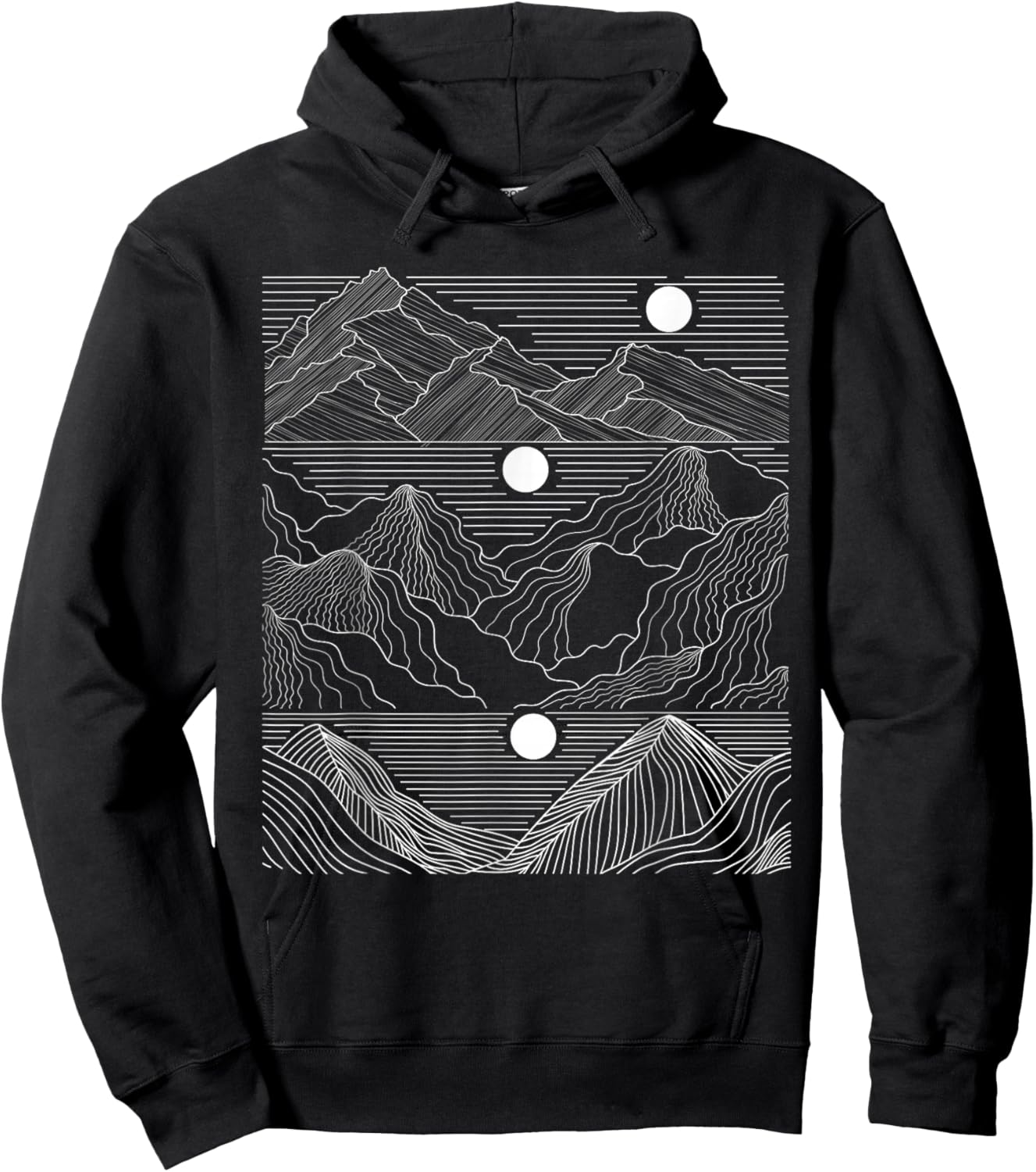 EDM Techno Sun Moon Music Festival Party Dancing Dance Hoodie - Hoodie | Black