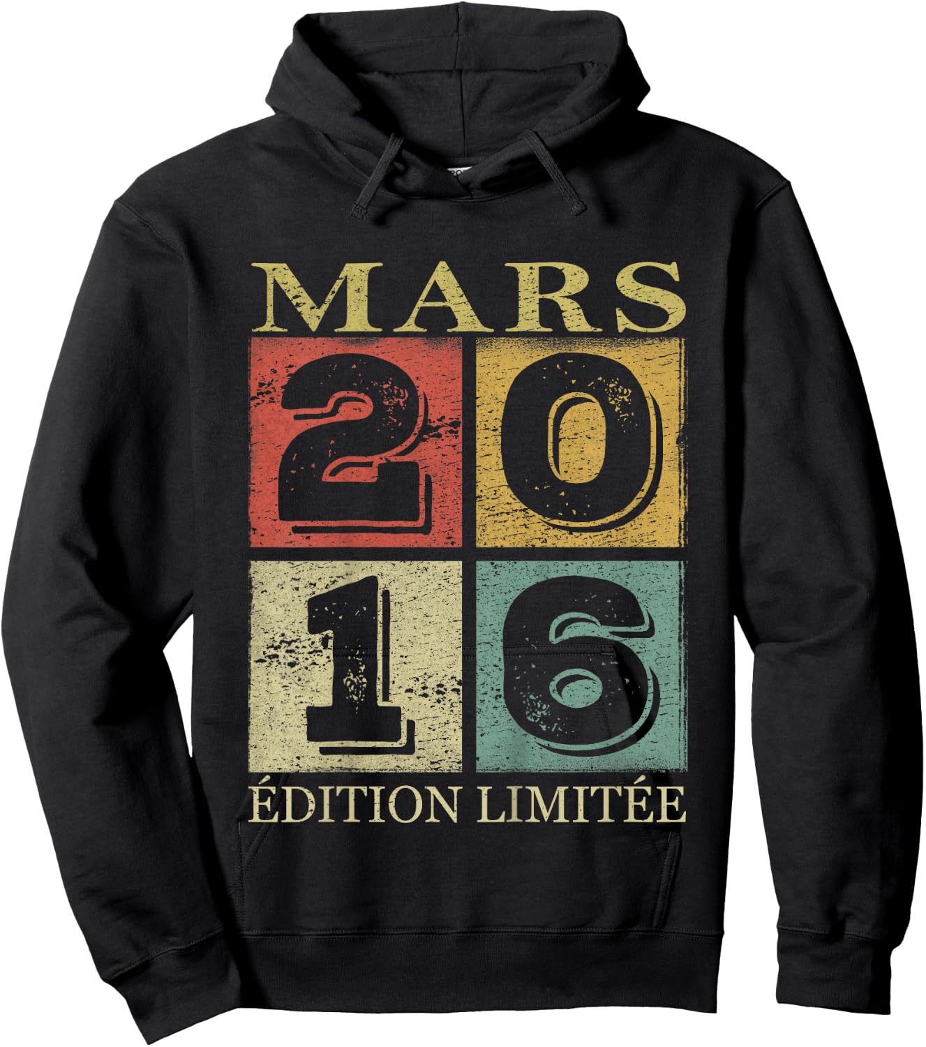 Enfant 10 Ans Garçon 2016 Anniversaire Mars 10 Ans Garçon 2016 Hoodie - Hoodie | Black