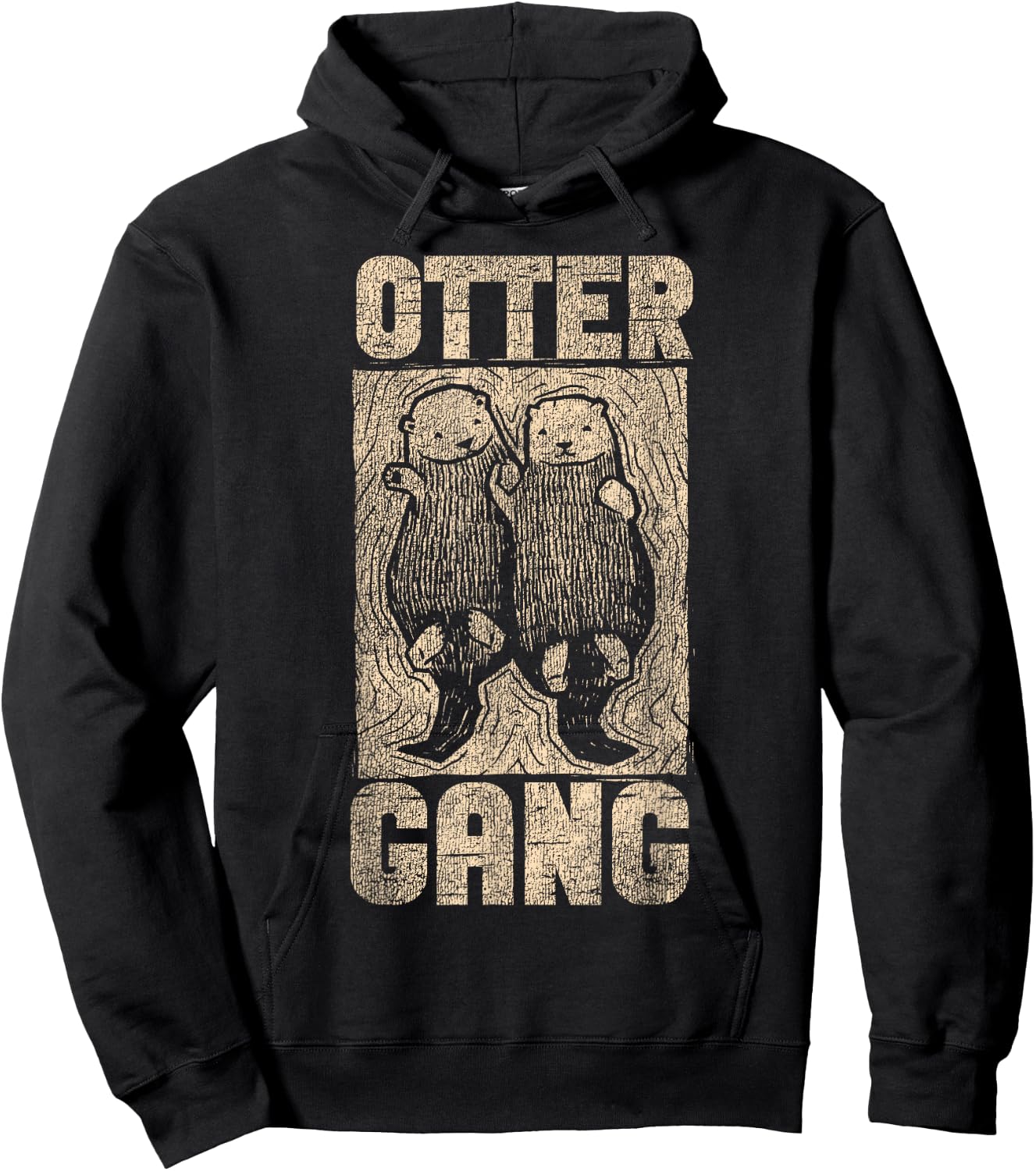 Otter Otter Gang Hoodie - Hoodie | Black
