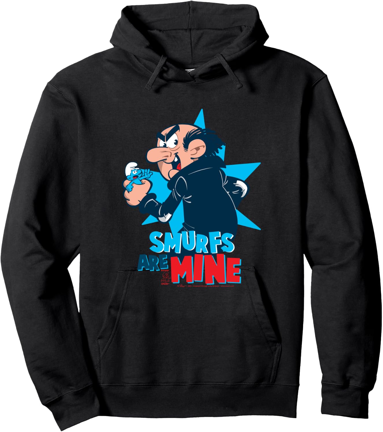 The Smurfs Smurfs Gargamel Smurfs are MINE Hoodie - Hoodie | Black