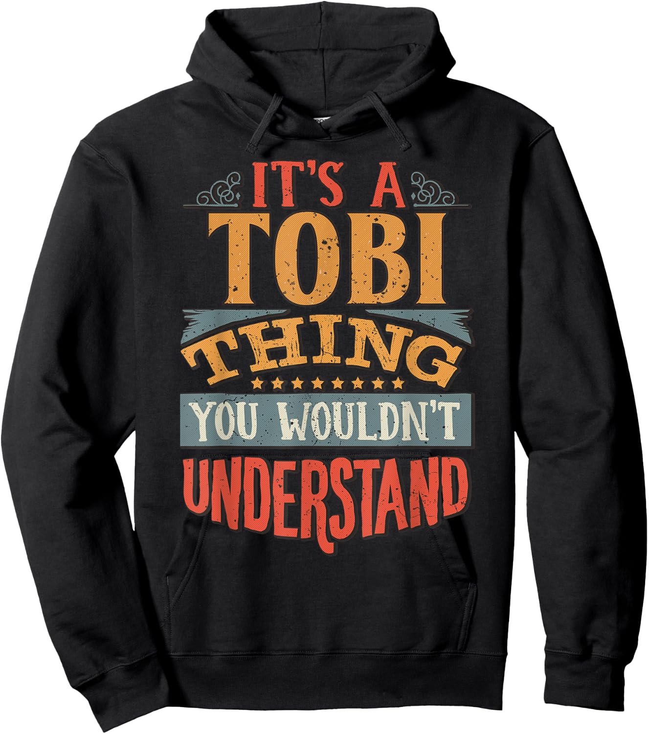 Tobi Name Hoodie - Hoodie | Black