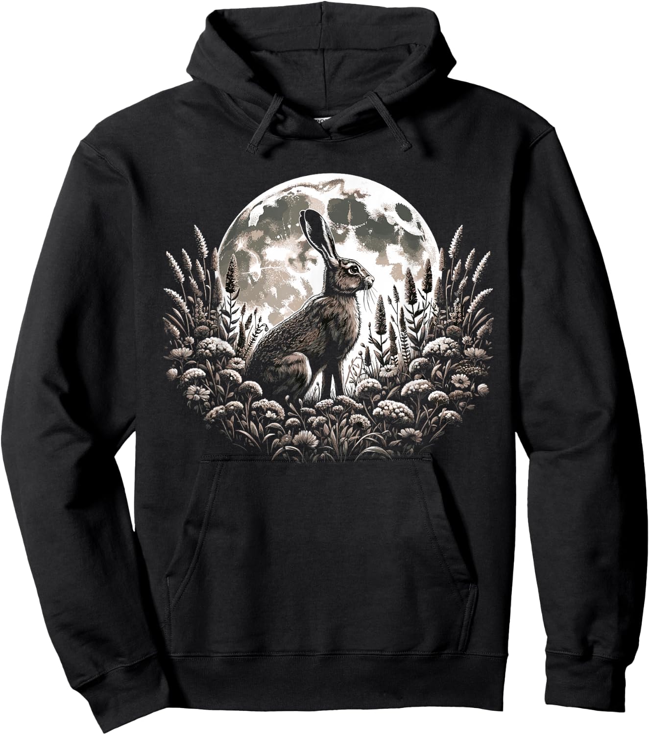 Easter Ostara Eostre Pagan Witchcraft Spring Moon Hoodie - Hoodie | Black