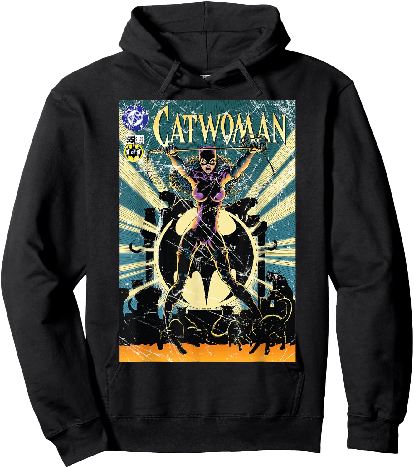 DC Catwoman Cover CW55 Hoodie - Hoodie | Black