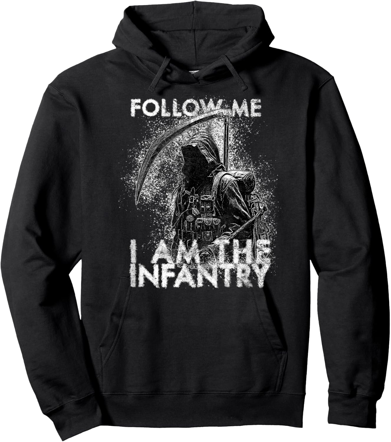 American Marauder: Infantry Grim Reaper Follow Me Hoodie - Hoodie | Black