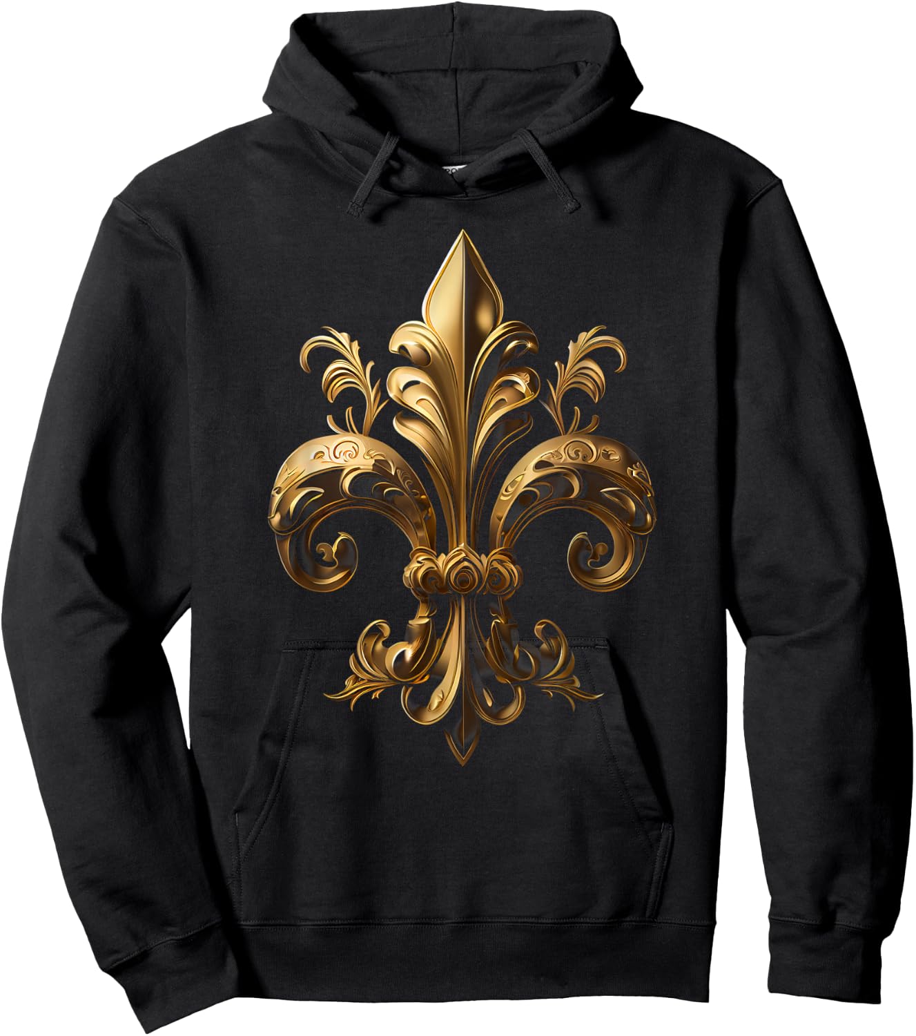 Fleur de Lis Hoodie - Hoodie | Black