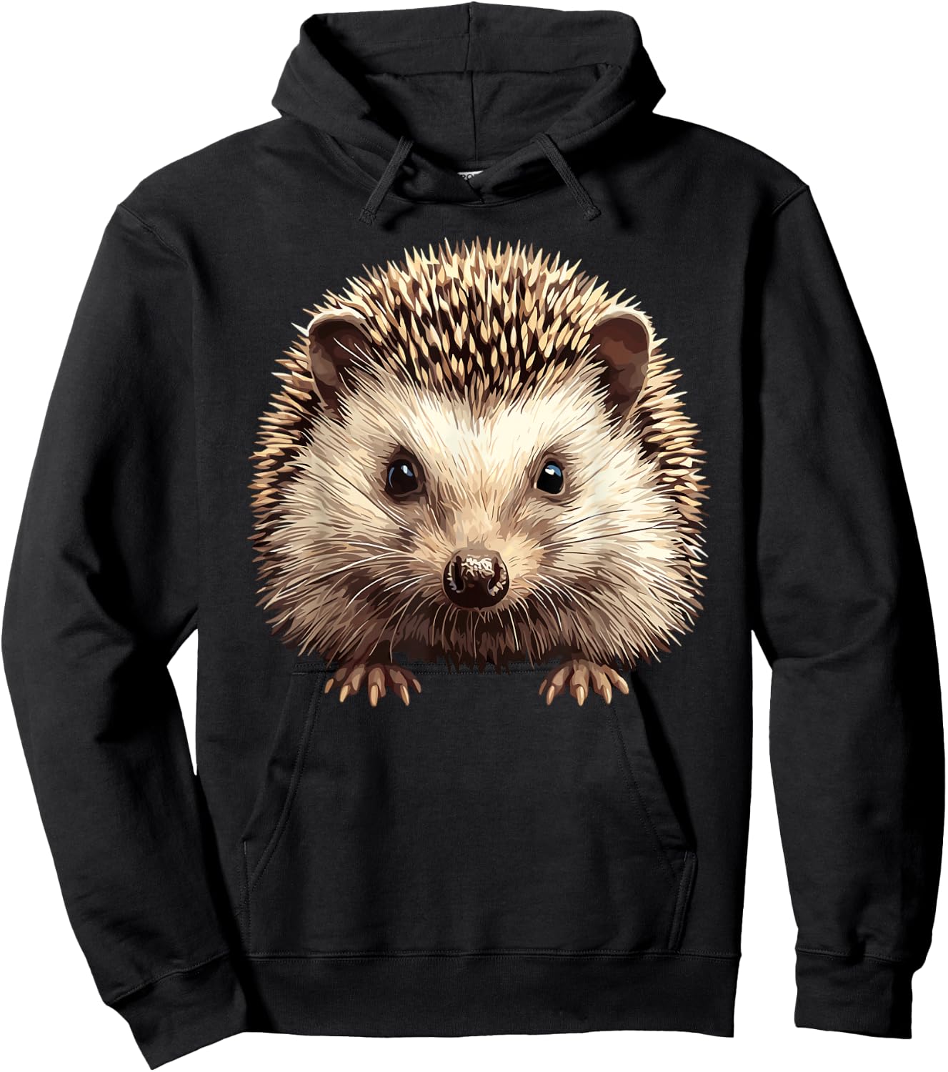 T-Shirt Hoodie - Hoodie | Black