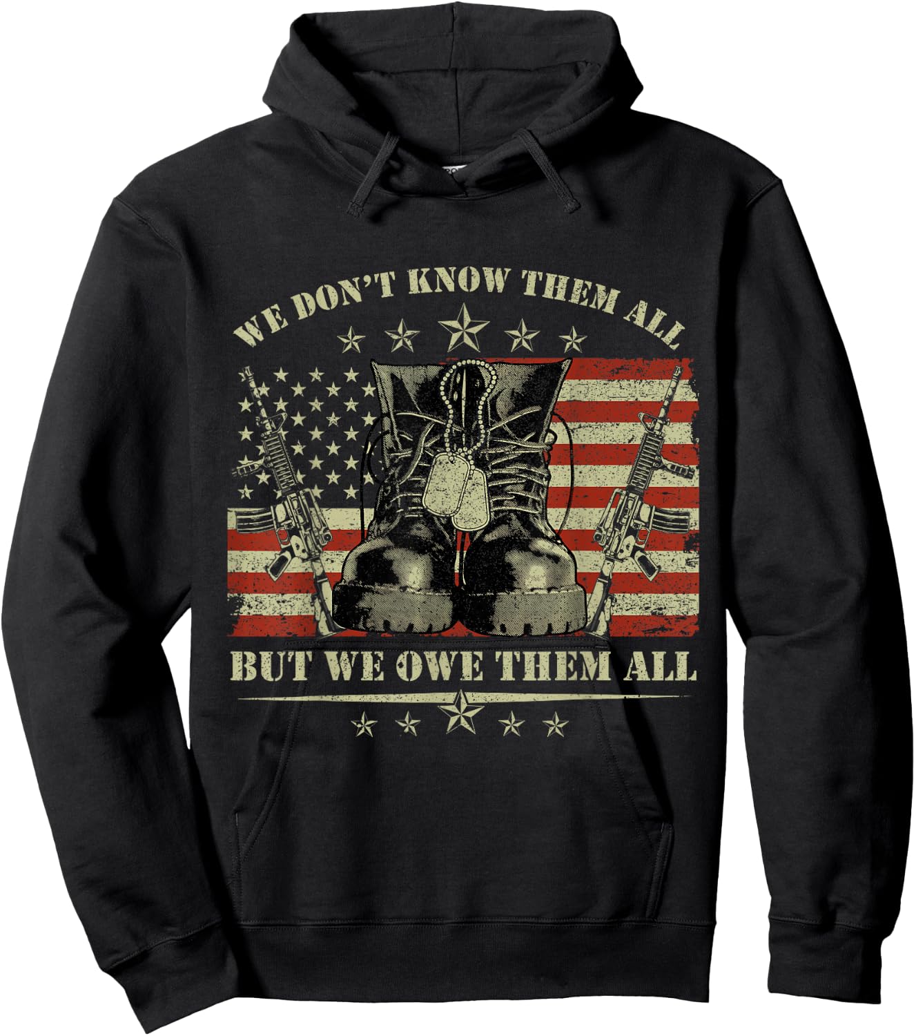 All Gave Some Some Gave All - Veteran & Memorial's Day Hoodie - Hoodie | Black