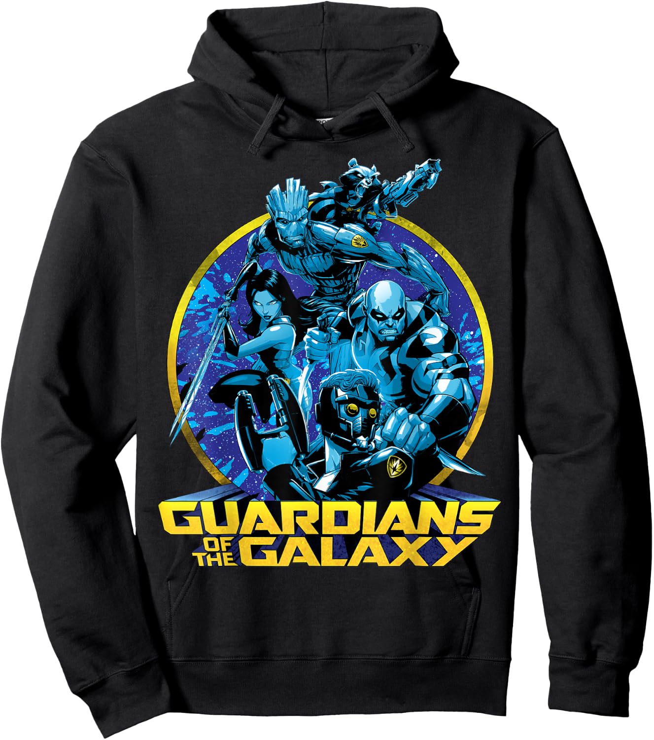 Marvel Guardians of the Galaxy Defend Graphic , Black, S Hoodie - Hoodie | Black