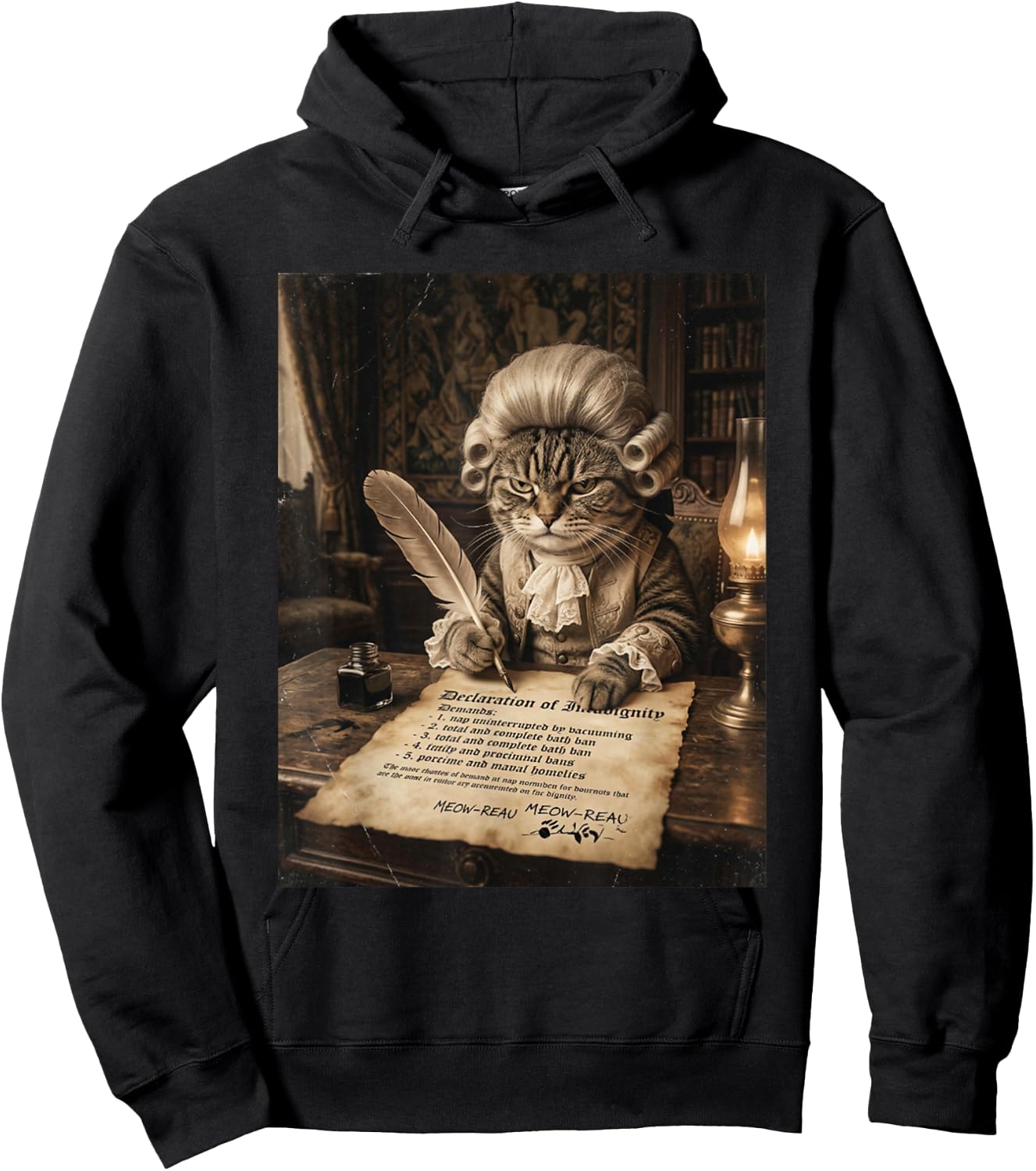 Cat Meme Funny Cat Lover Meme Humor Hilarious Cat Graphic Hoodie - Hoodie | Black