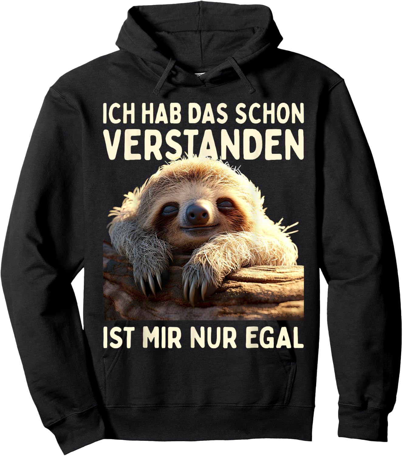 Hab Das Schon Verstanden Ist Mir Nur Egal Süßes Slotier , black Hoodie - Hoodie | Black