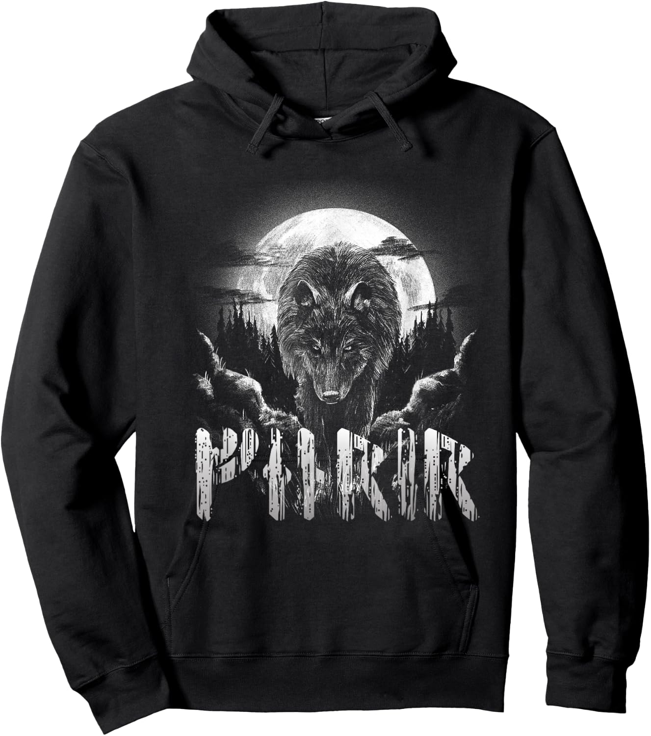 Wolf Fenris Wolf Fenrir Viking Valhalla Runes Germanic Hoodie - Hoodie | Black