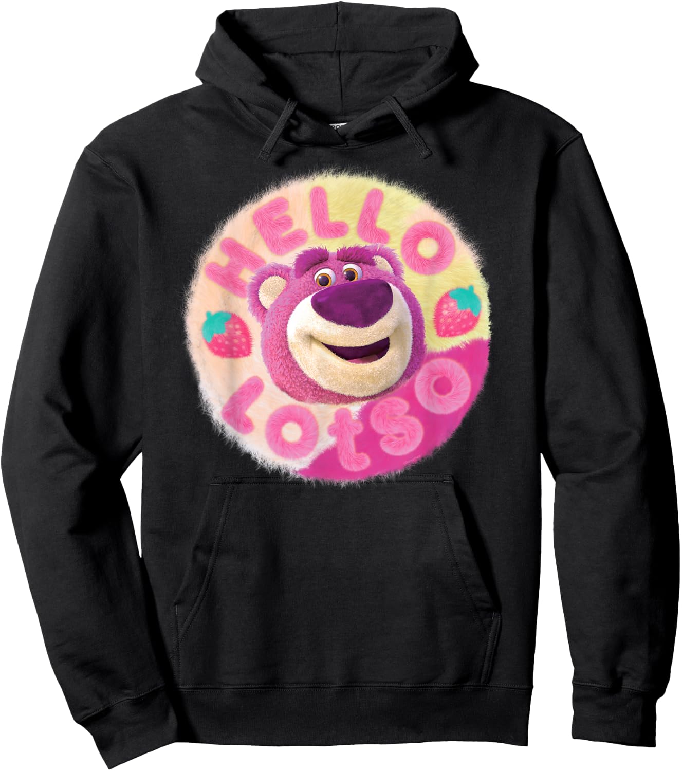 Disney and Pixar’s Toy Story 3 Hello Lotso Strawberry Circle Hoodie - Hoodie | Black