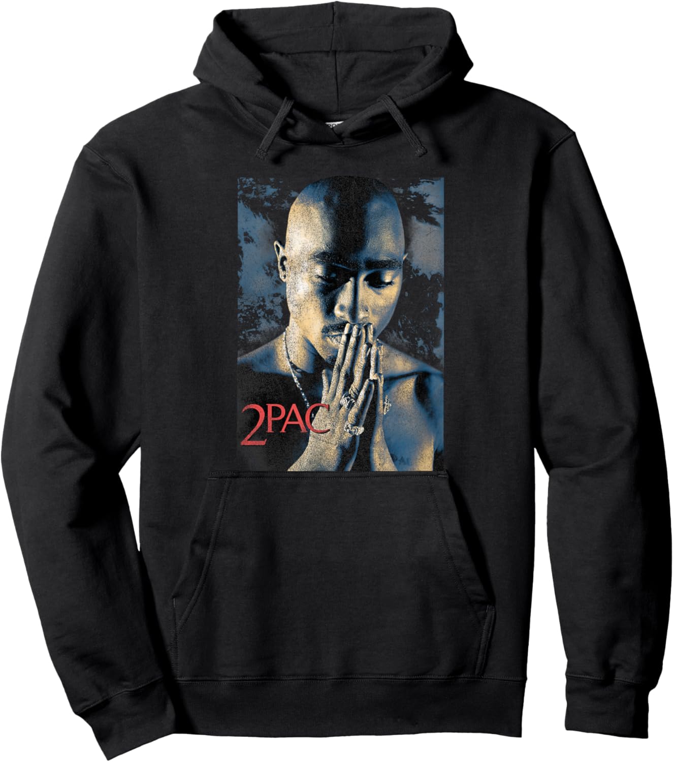 Tupac Shakur Grunge Schwarz Erwachsene und Kinder S Hoodie - Hoodie | Black