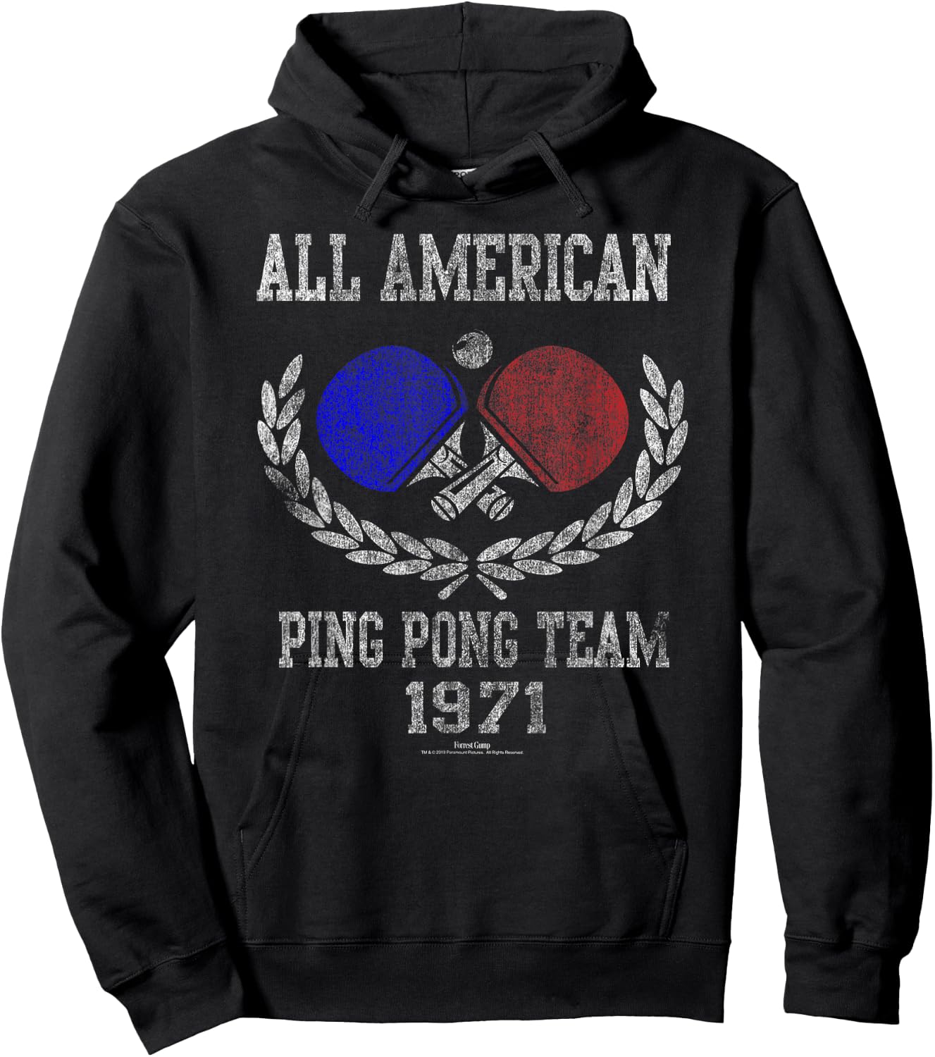 Forrest Gump Ping Pong Hoodie - Hoodie | Black