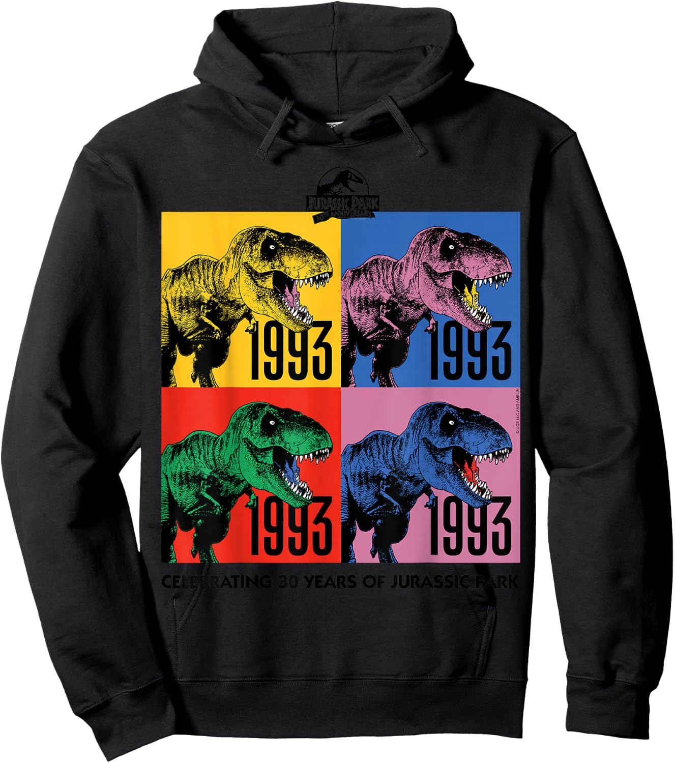 30-jähriges Jubiläum von Jurassic Park — 30 Jahre Hoodie - Hoodie | Black