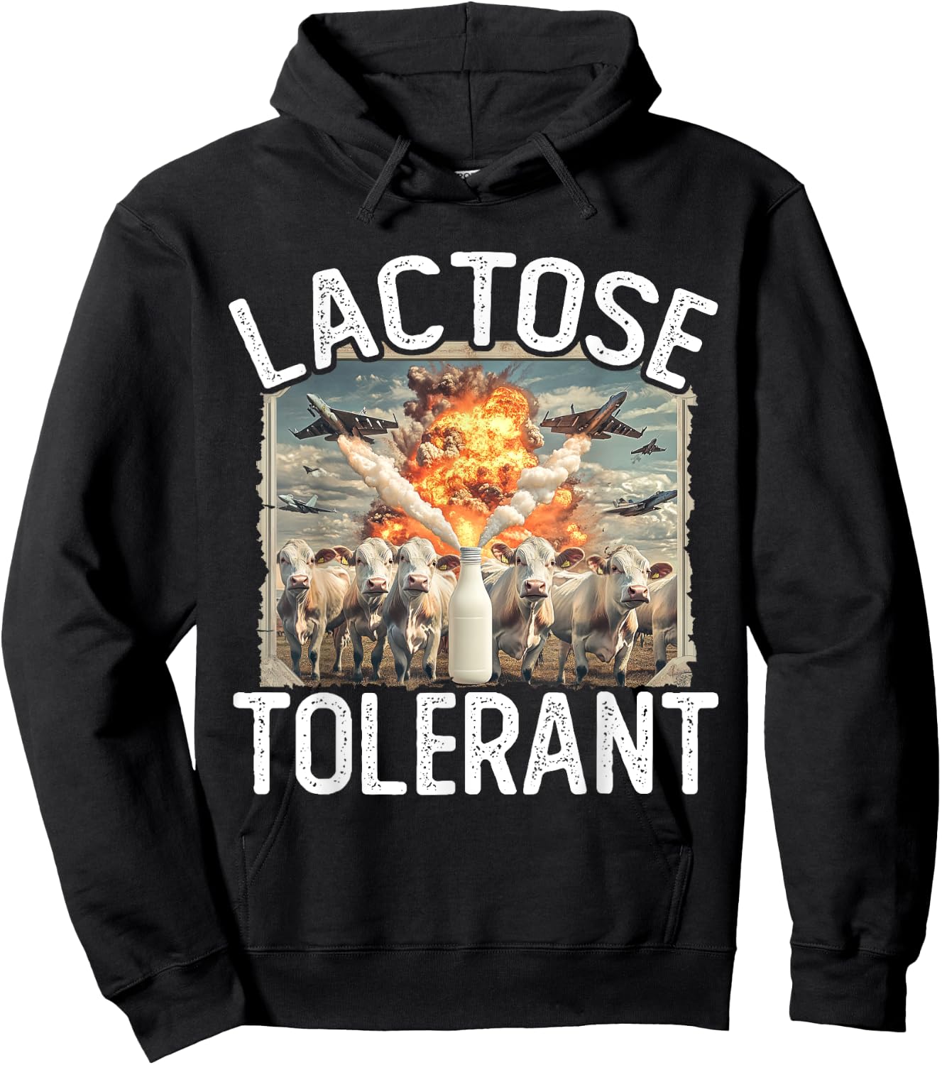 Lactose Tolerant | Milk Lover | Pro Dairy Hoodie - Hoodie | Black