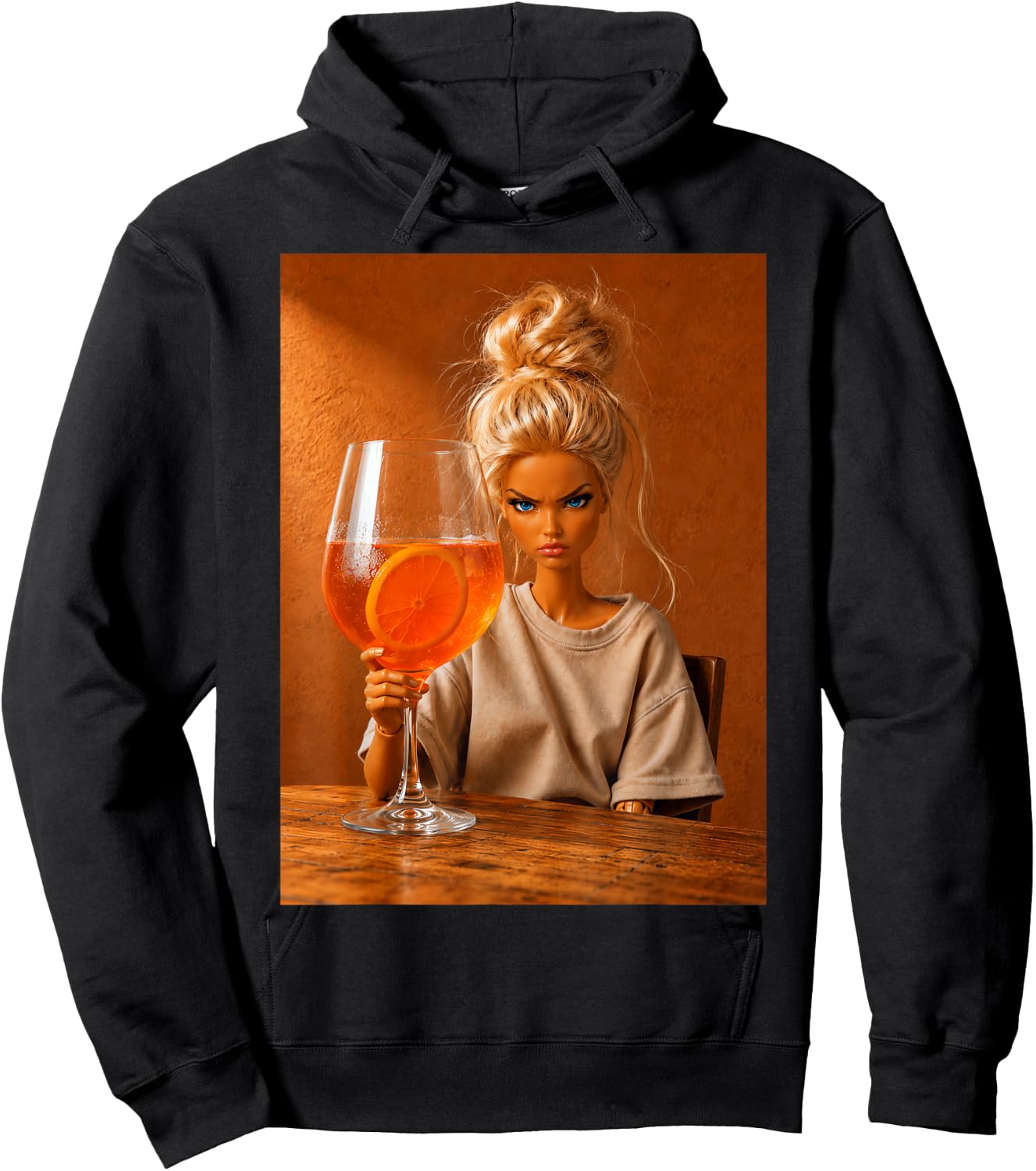 Sommer Fun Spritz Aperitif Hoodie - Hoodie | Black