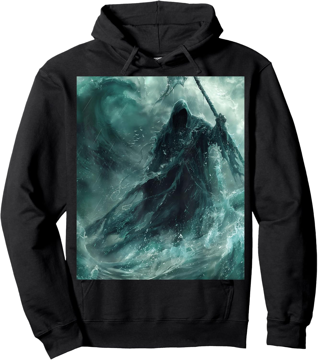 Mythical Grim Reaper by Storm Hoodie - Hoodie | Black