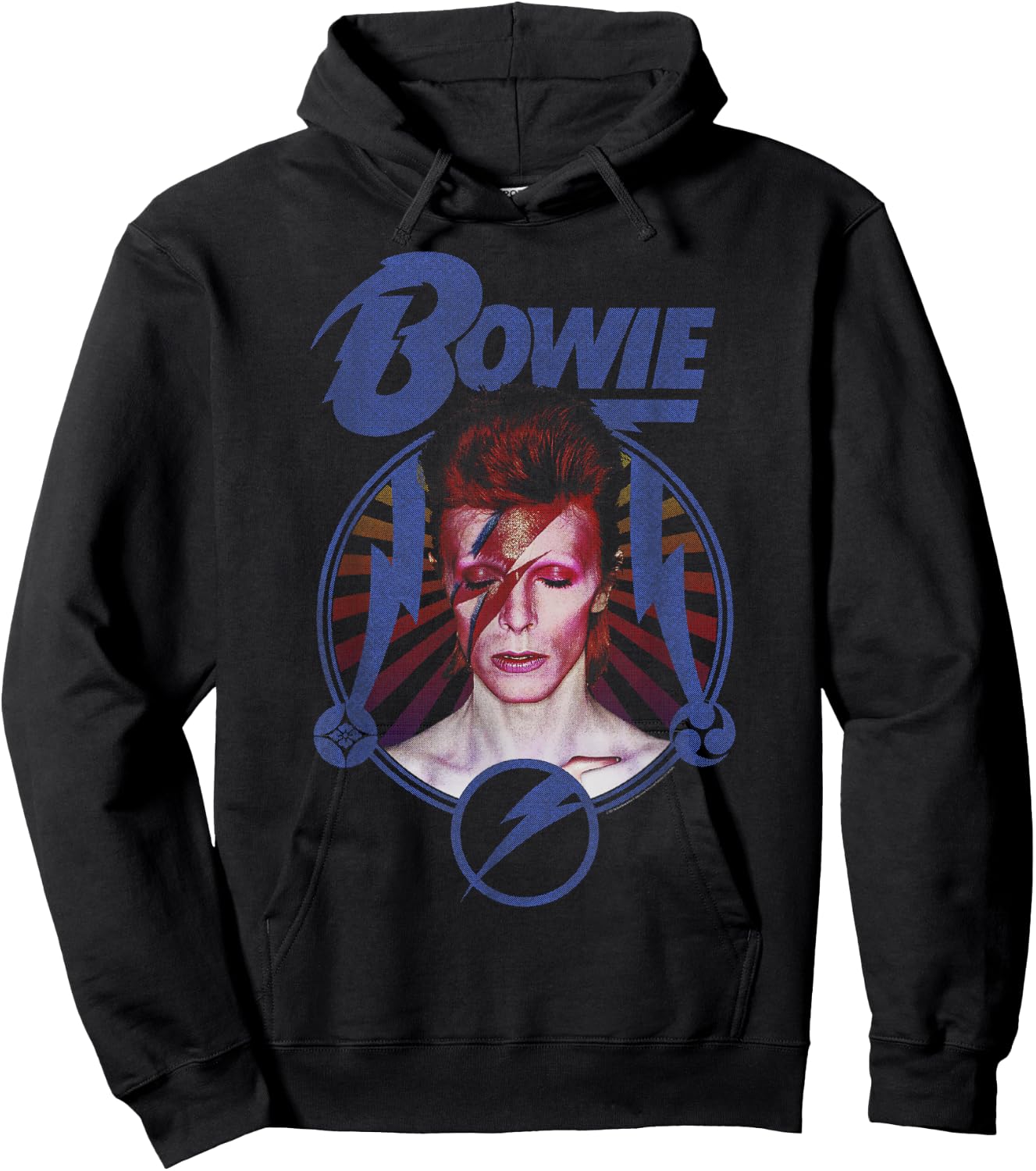 David Bowie - Blue Blitz , black Hoodie - Hoodie | Black