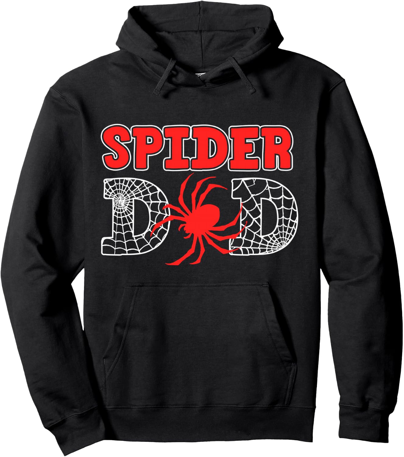Spider Dad Spidey Birthday Family Matching Kid Daddy Spiders Hoodie - Hoodie | Black