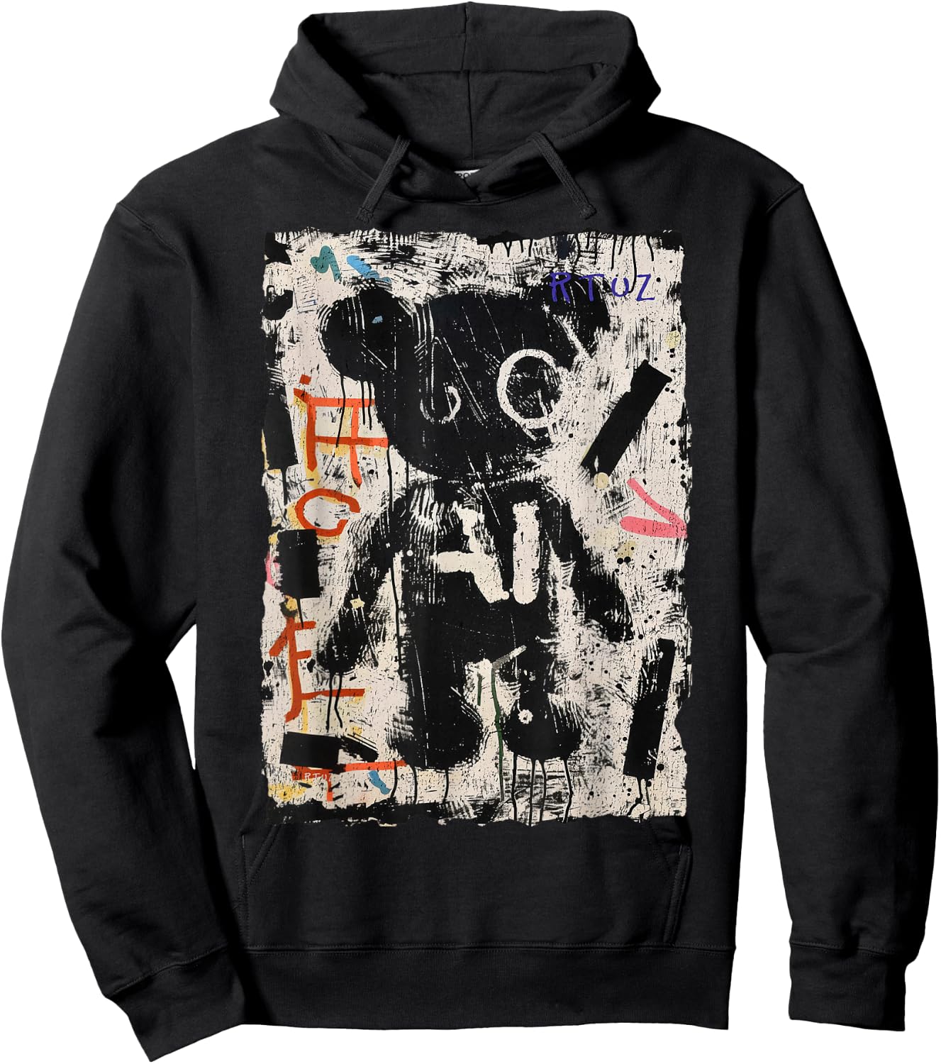 Teddy Bear Graffiti Vintage Teddy Streetwear Teddy , Black, S Hoodie - Hoodie | Black