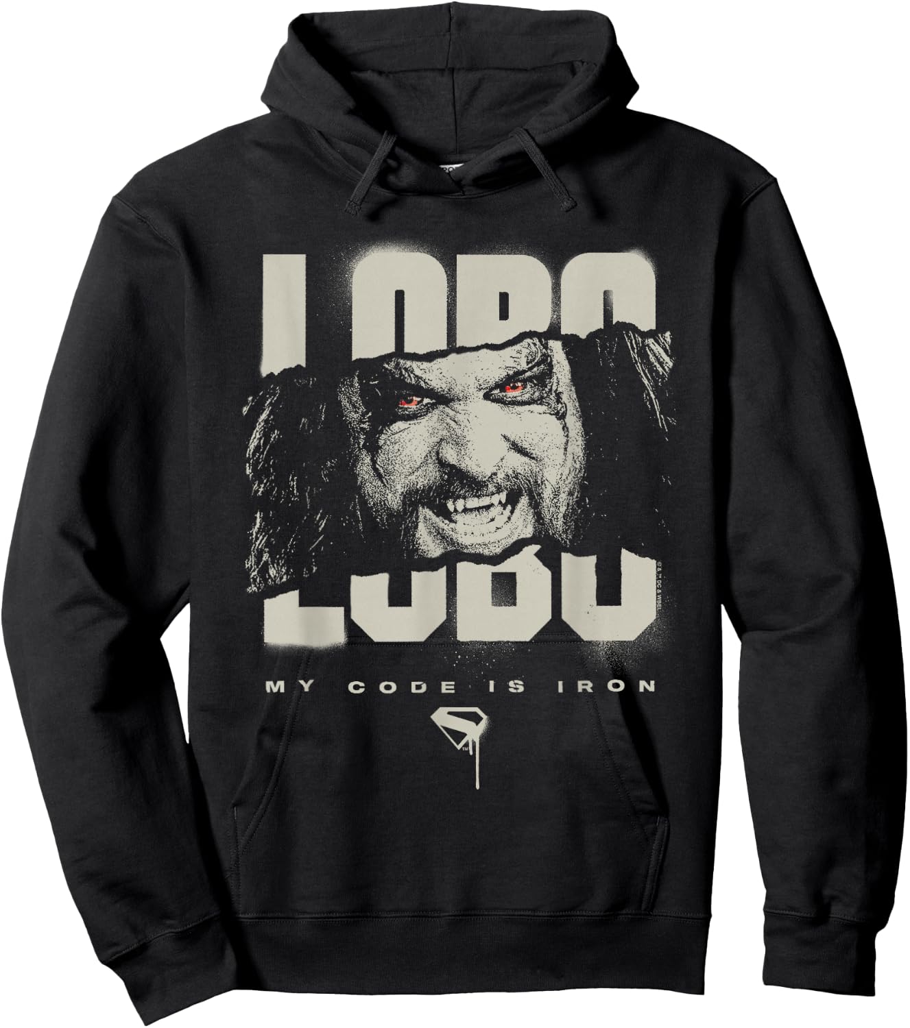 Supergirl 2026 Lobo Code is Iron Hoodie - Hoodie | Black