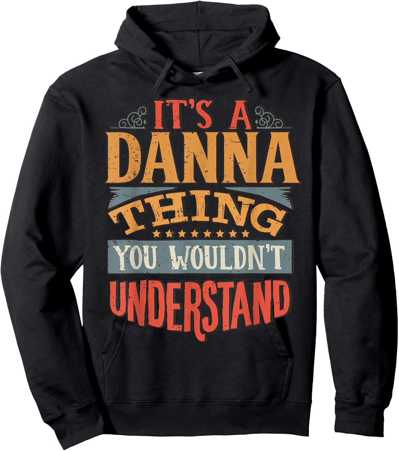 Danna Name Hoodie - Hoodie | Black
