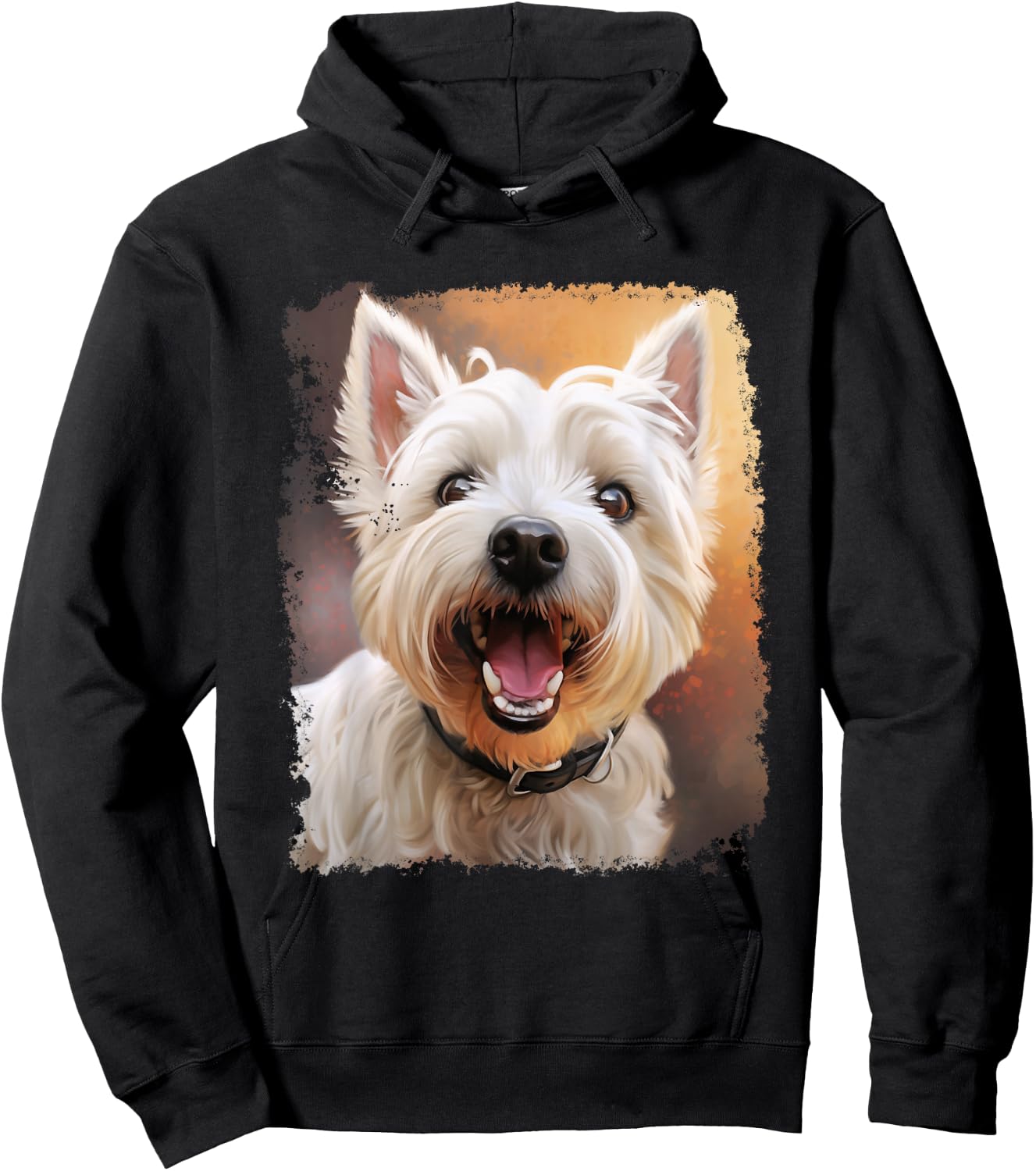 Westie Dog West Highland White Terrier Hoodie - Hoodie | Black