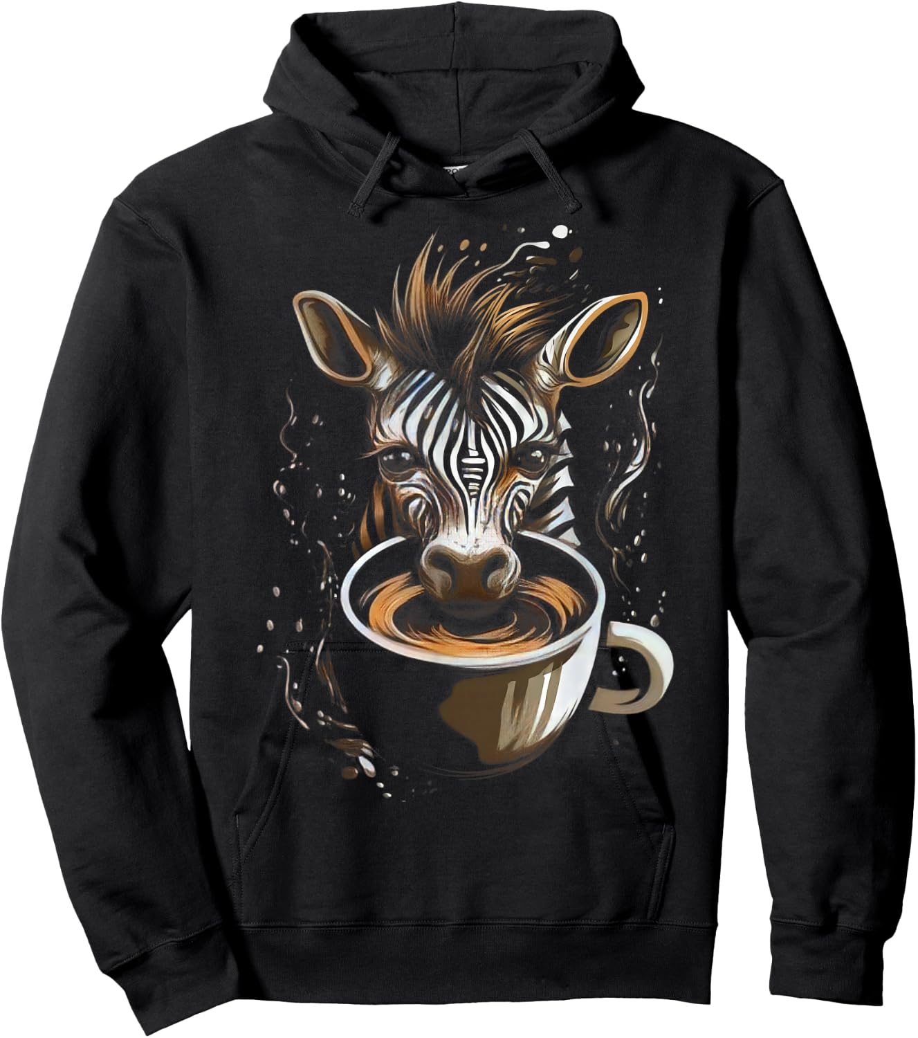 Zebra shirt , zebra shirt for kids, zebra for boys Hoodie - Hoodie | Black