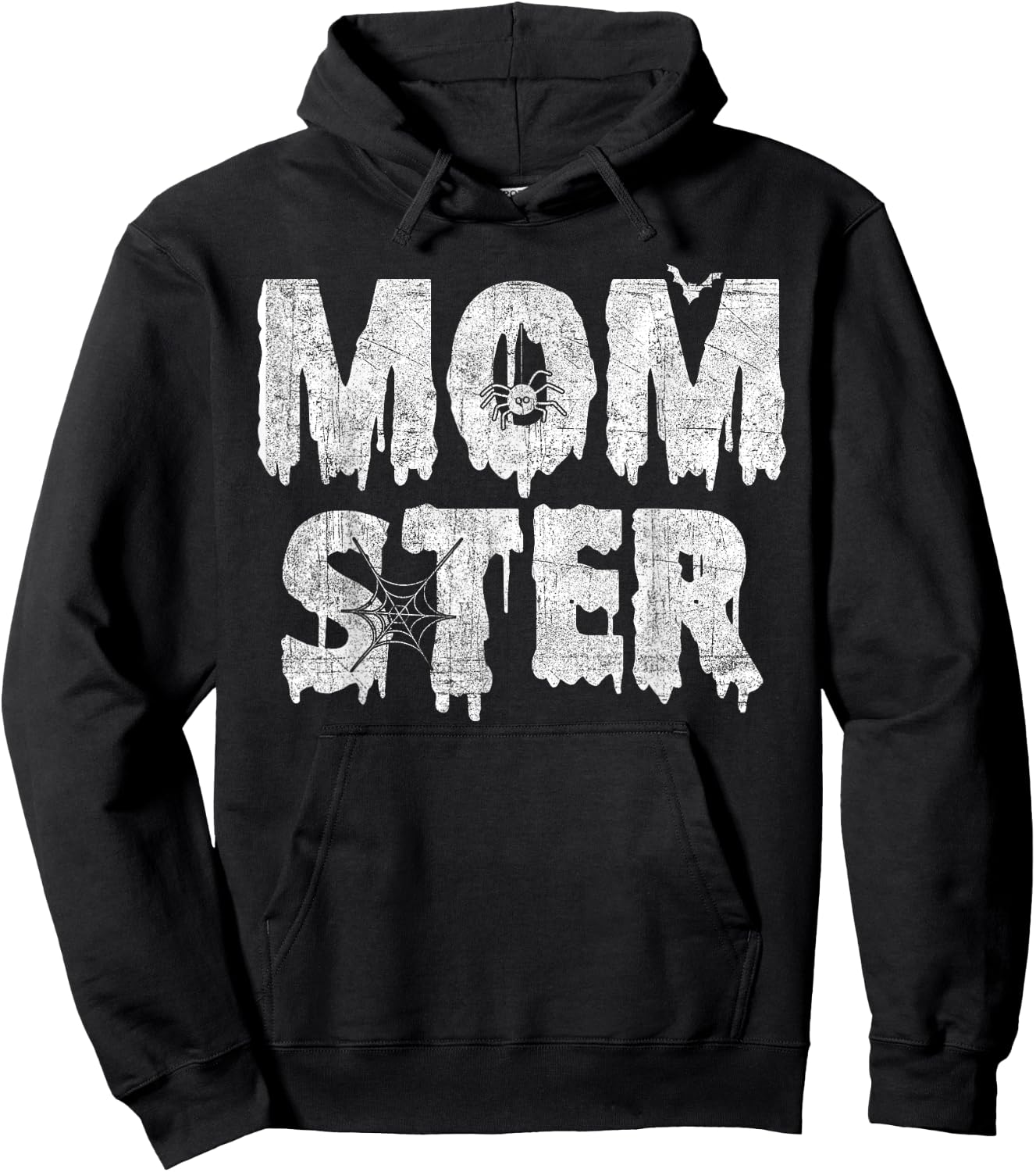 Funny Momster Dadcula Halloween Mom Dad Matching Costume Hoodie - Hoodie | Black