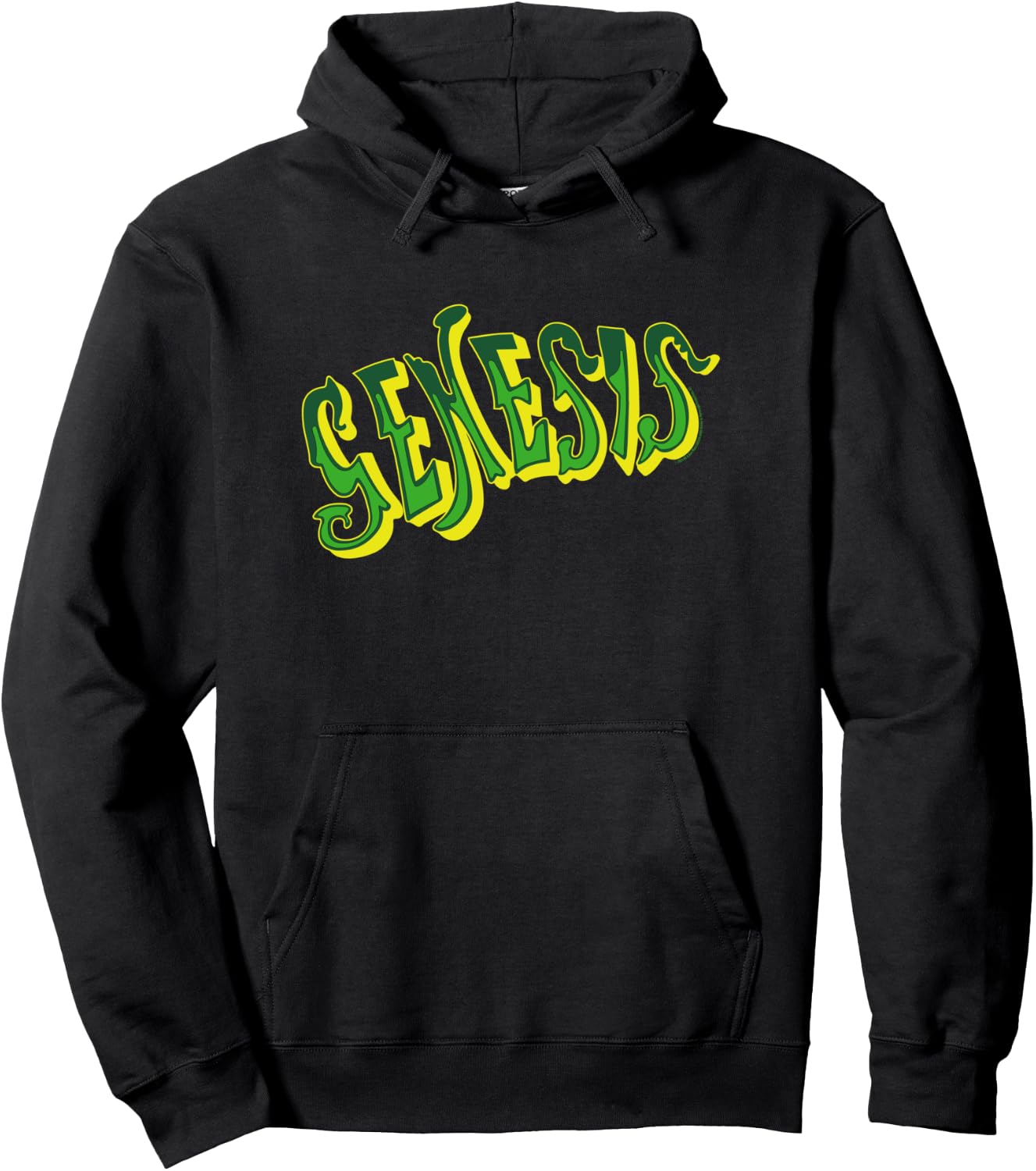 Genesis Old School Logo Green Hoodie - Hoodie | Black