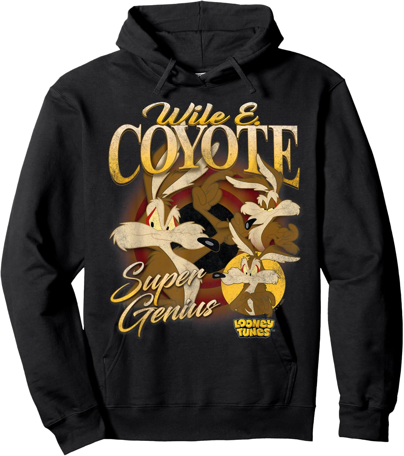 Looney Tunes Bootleg Wile E Coyote Hoodie - Hoodie | Black