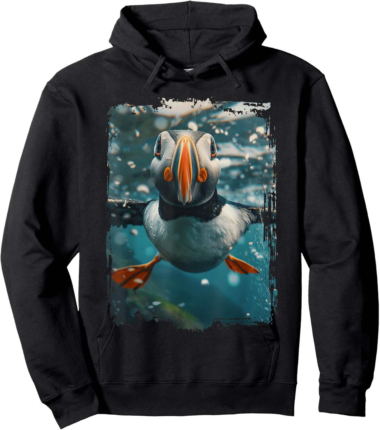Atlantic Puffin Hoodie - Hoodie | Black
