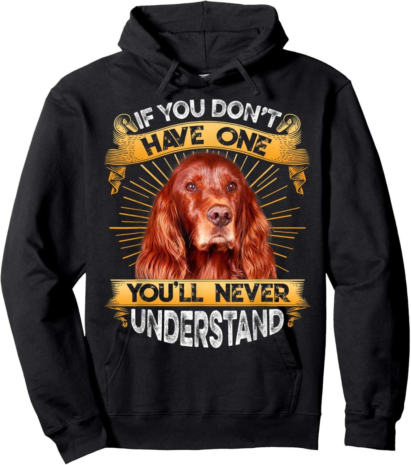 If You Don't Have One Irish Setter Funny Hoodie - Hoodie | Black