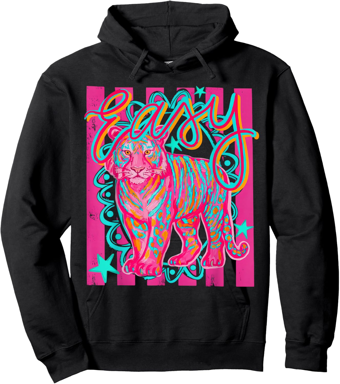 Preppy Easy Tiger Last Day of School Hoodie - Hoodie | Black