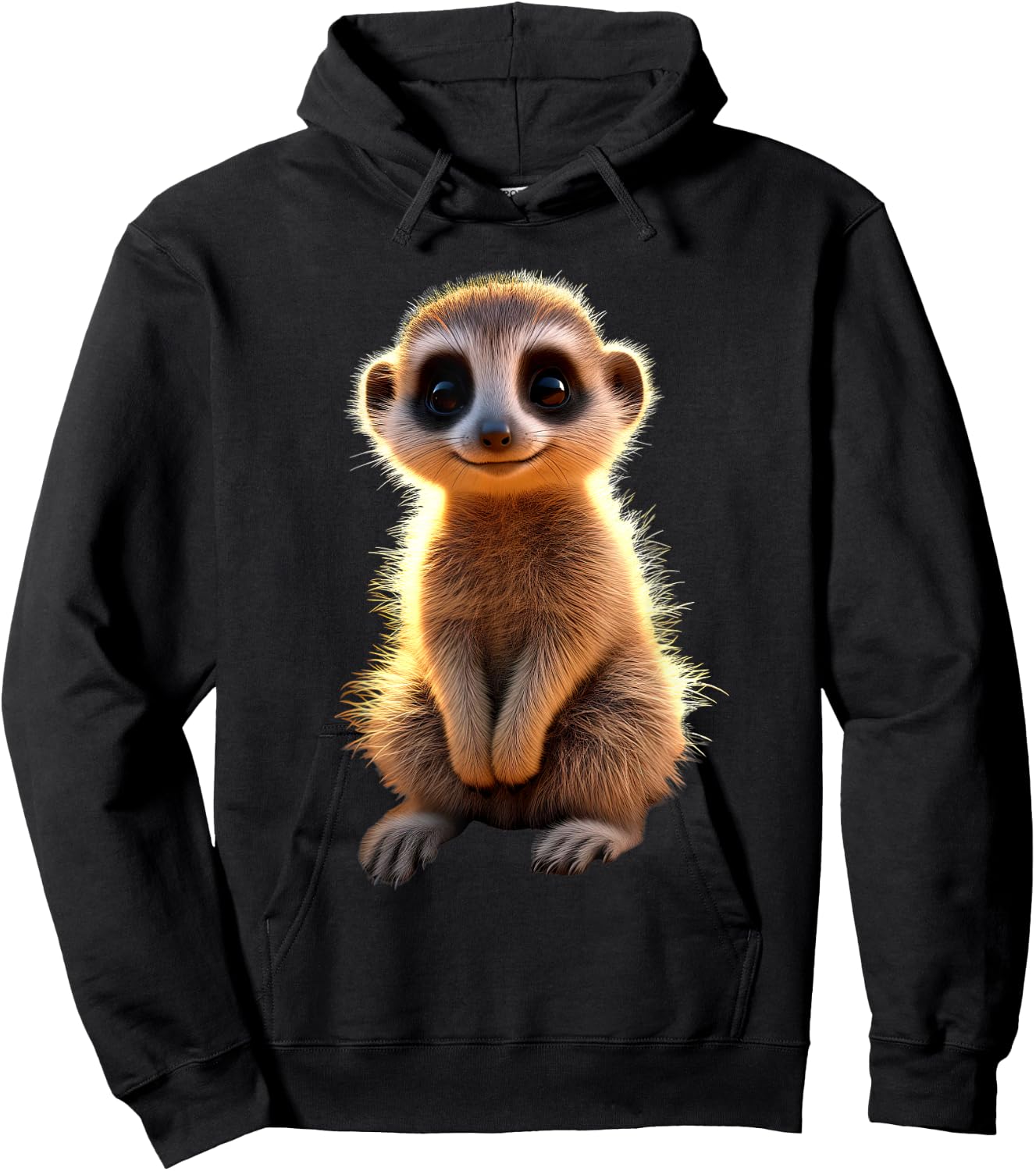 Meerkat Animal Lovers Cute Surikate Meerkat , black Hoodie - Hoodie | Black