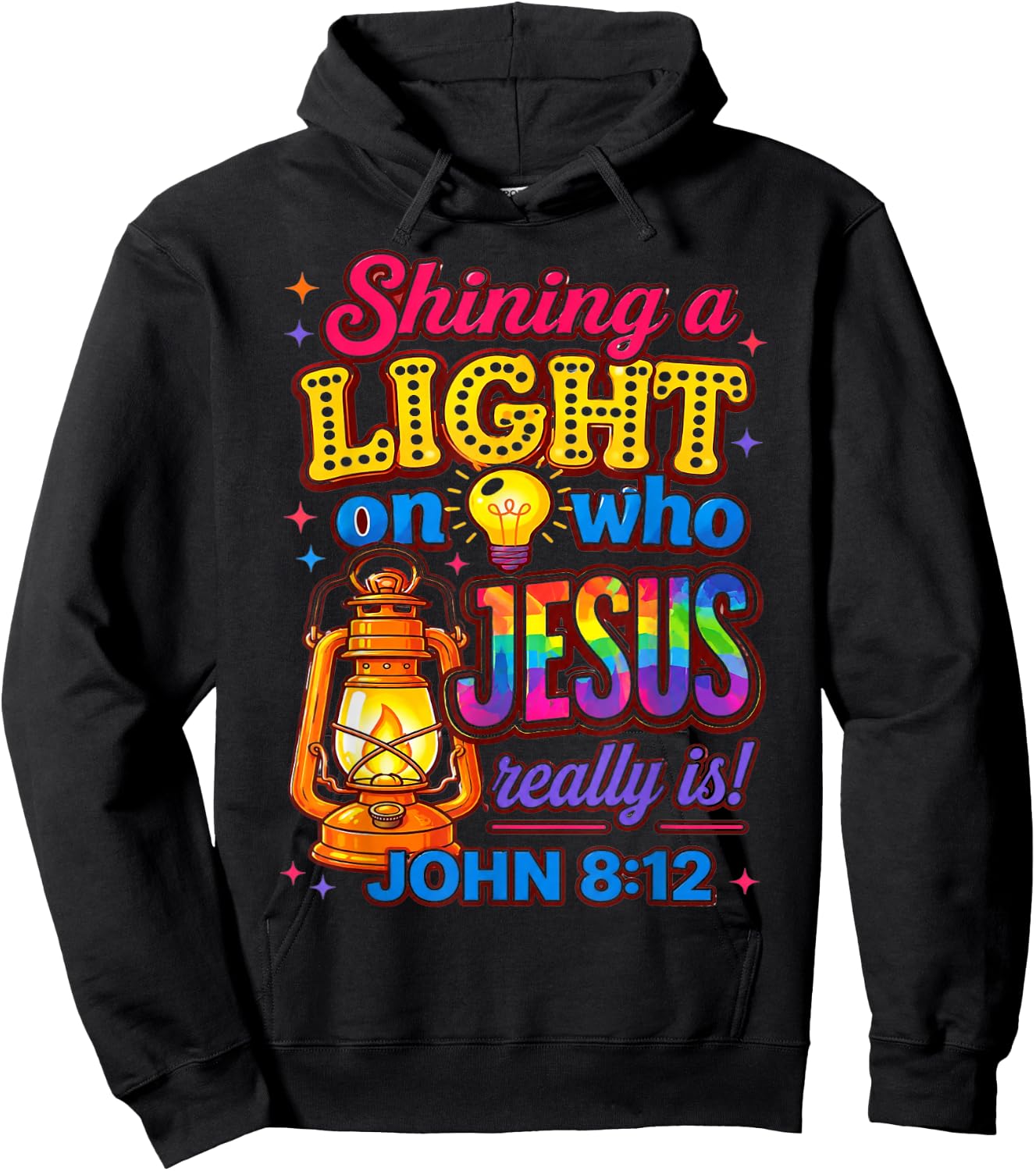 Jesus Light of The World Illumination Station VBS 2026 Hoodie - Hoodie | Black