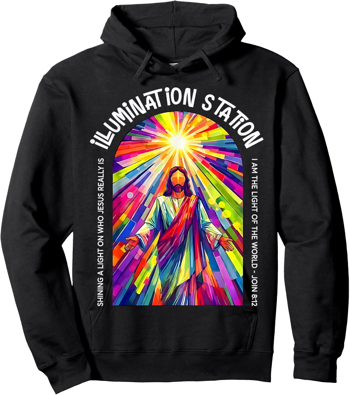 VBSCrew 2026 Illumination-Station Vacation Bible School Hoodie - Hoodie | Black