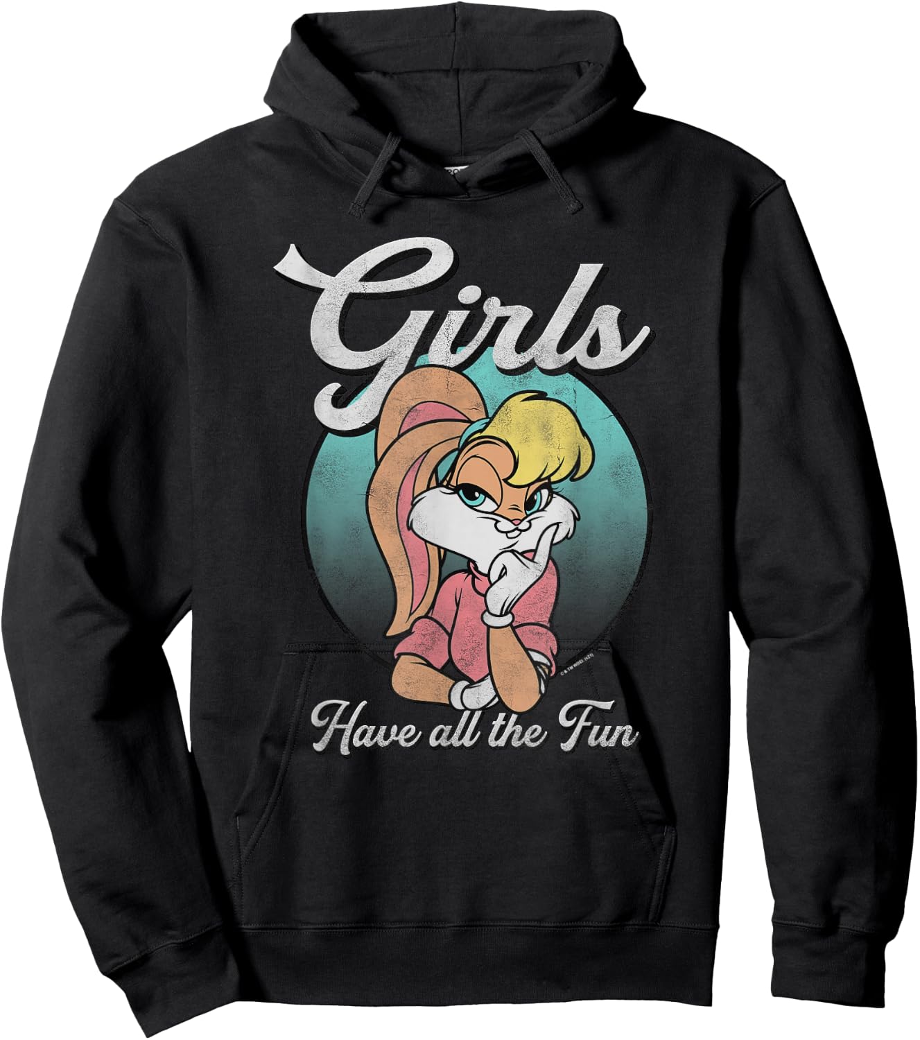 Looney Tunes Lola Bunny Portrait Girls Just Wanna Have Fun Hoodie - Hoodie | Black